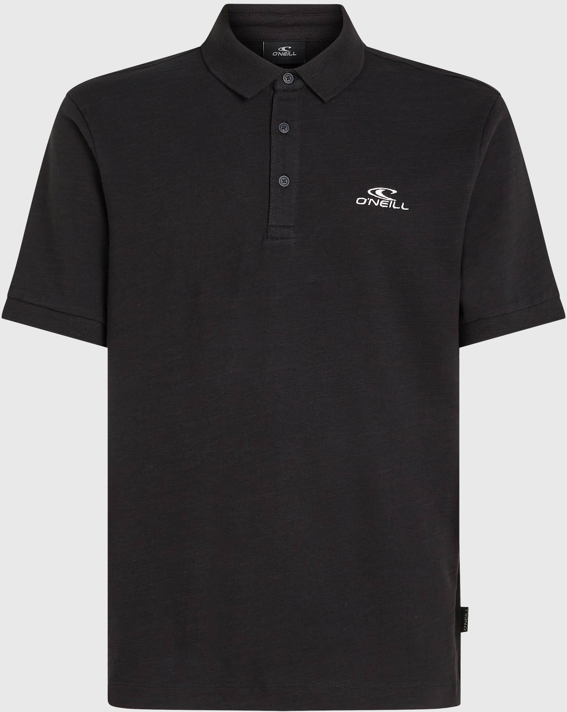 O'Neill Poloshirt Small Logo Poloshirt mit Stickerei auf der Brust, geknöpfter Polokragen, aus Slub-Jersey