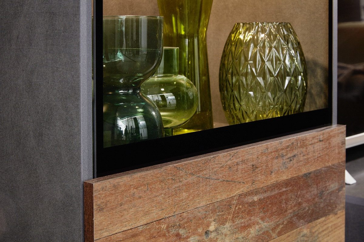 MCA furniture Wohnwand Wohnwand Anbauwand Mango, Old Used Wood / Matera grau, 4-teilig, (4-St), moderne Wohnkombination Used Look ca. 245 cm