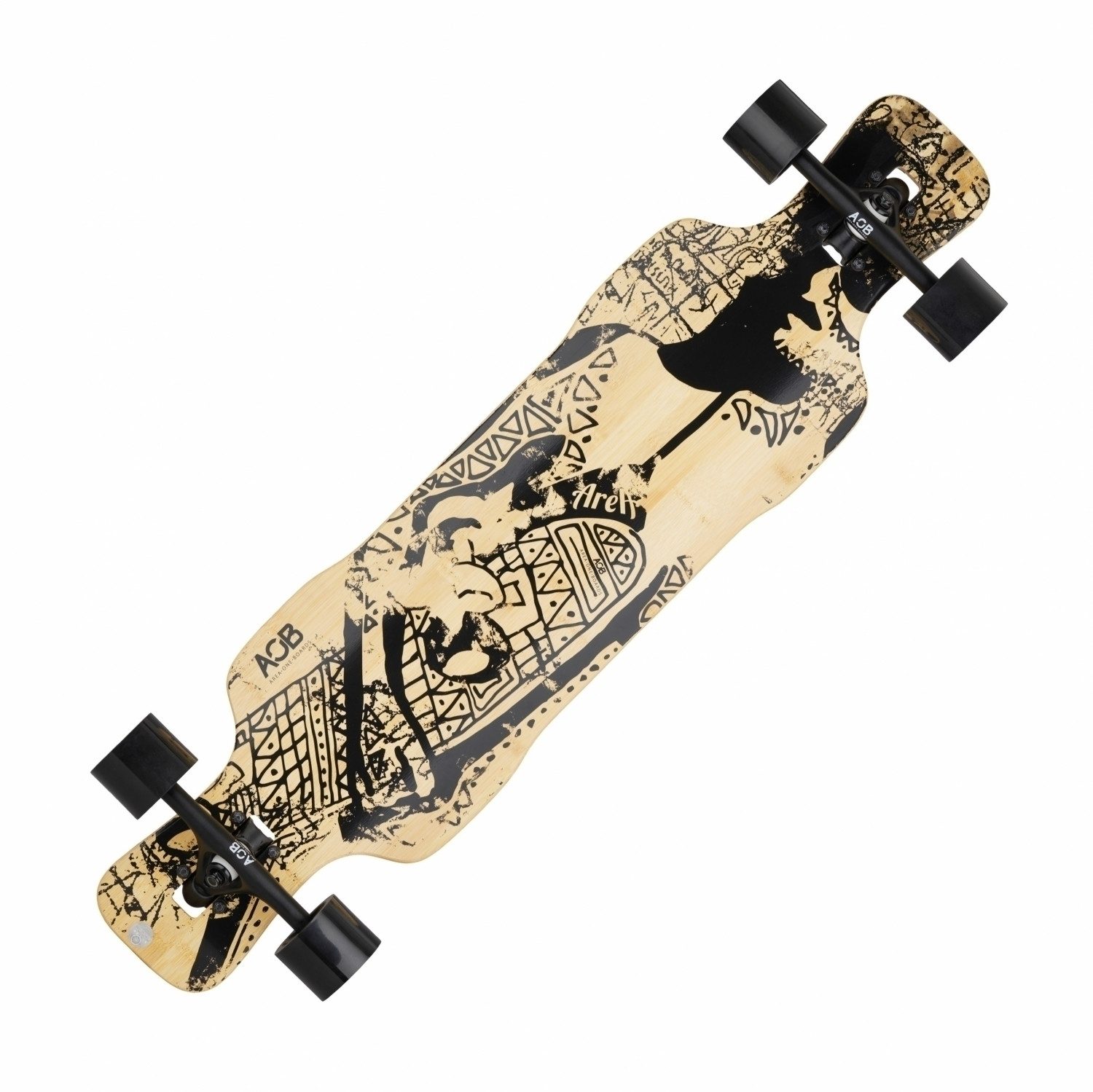 Skateboard Area Tribal Curves Longboard
