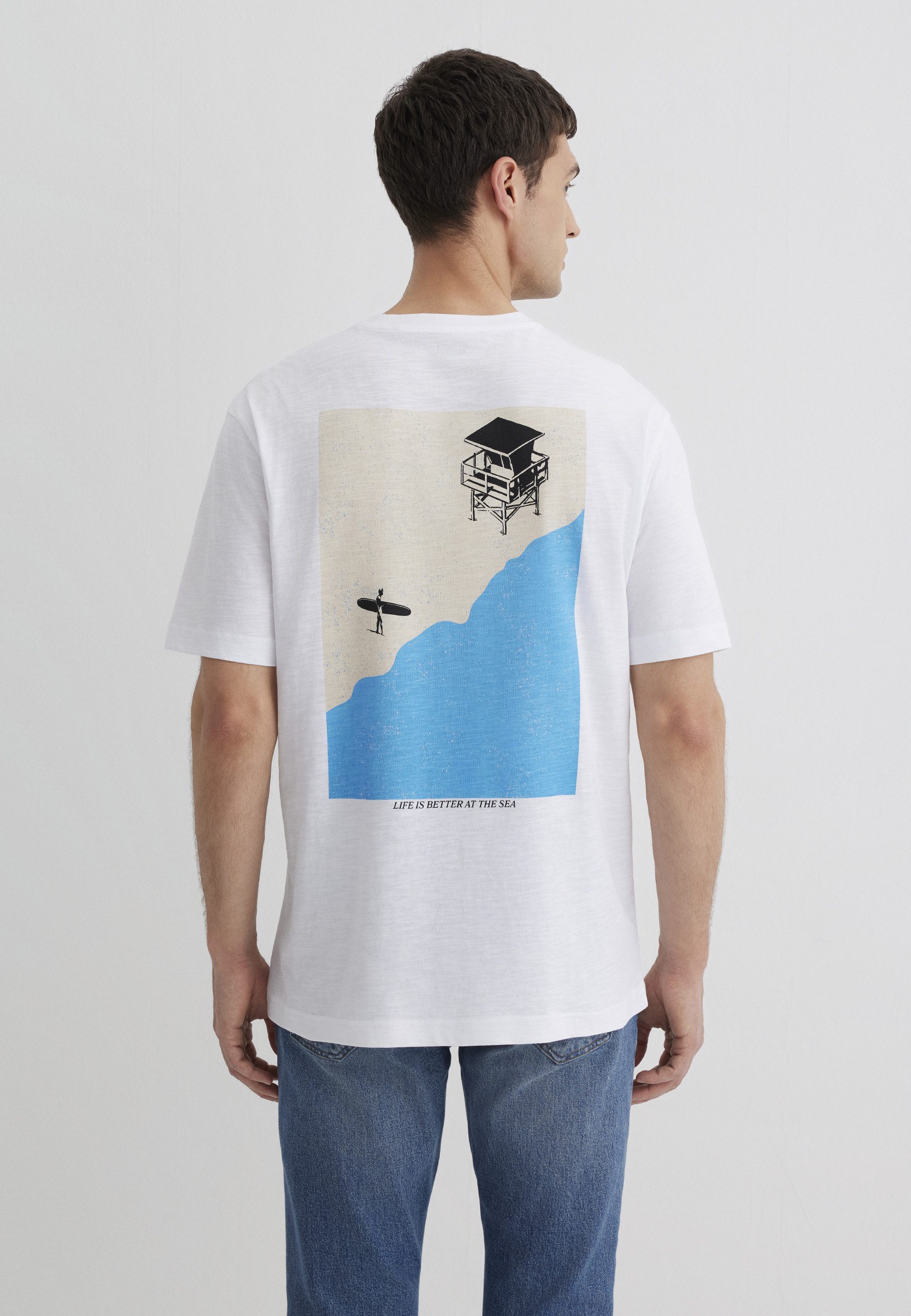 Mavi Kurzarmshirt PRINTED TEE