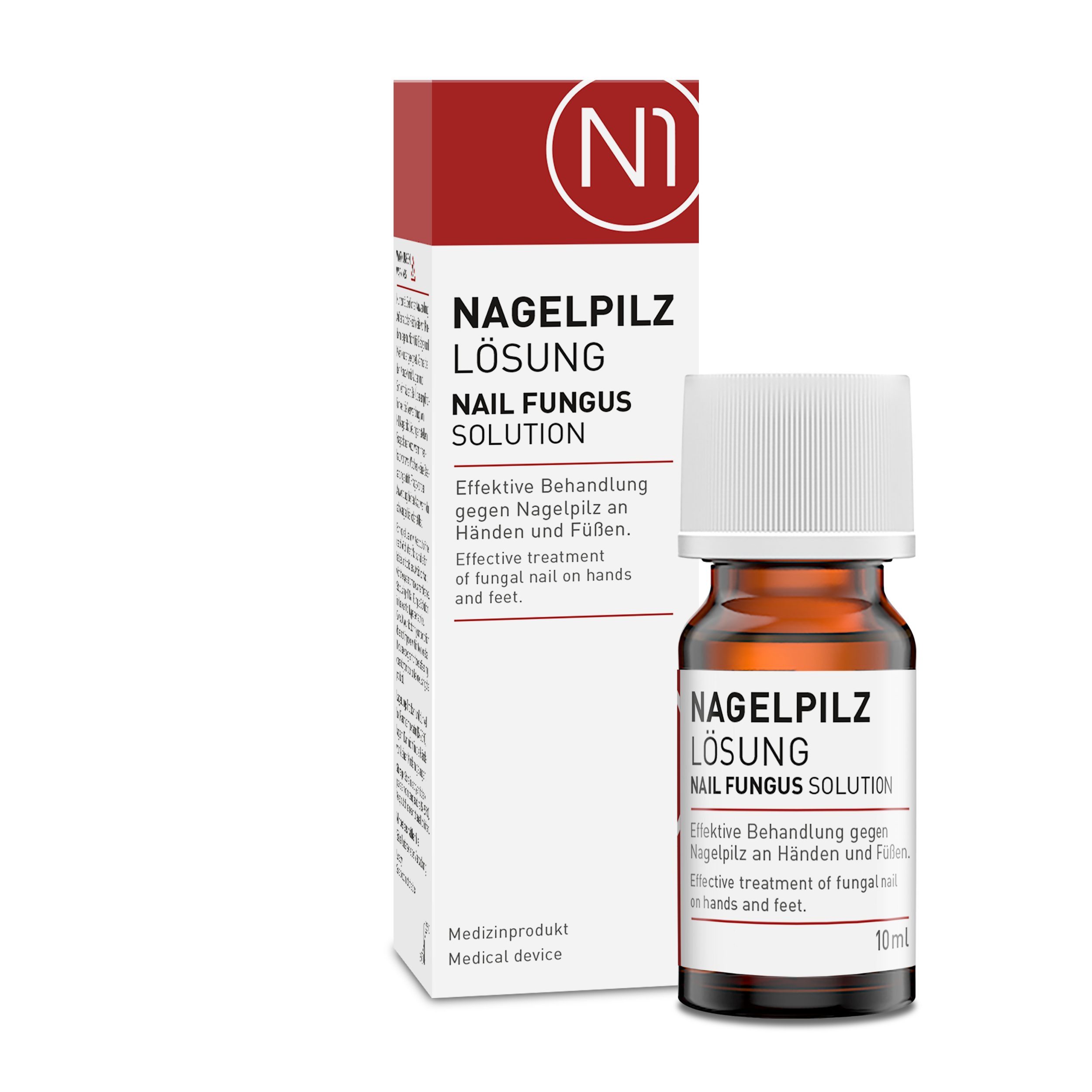 N1 Healthcare Nagelpilz-Behandlungsstift N1 Nagelpilzlösung mit patentiertem Wirkstoff, 50ml Langzeitpackung, Effektive und pflegende Behandlung gegen Nagelpilz am Händen und Füßen