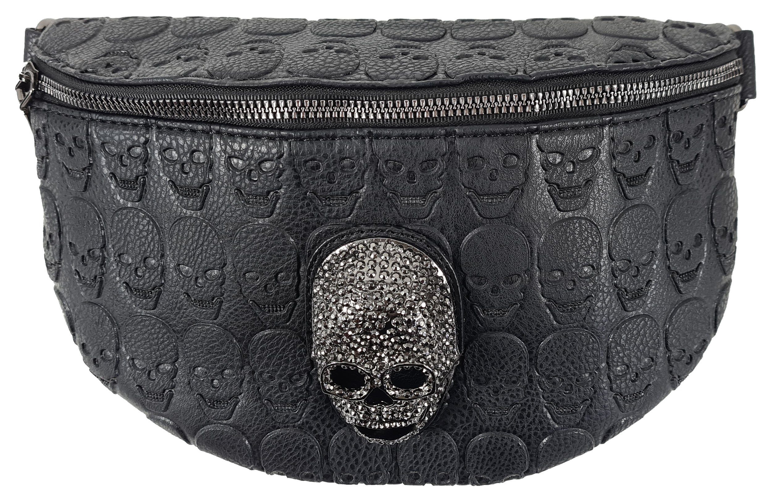 Einkaufszauber Bauchtasche Gürteltasche Bauchtasche Skull Totenkopf 3D