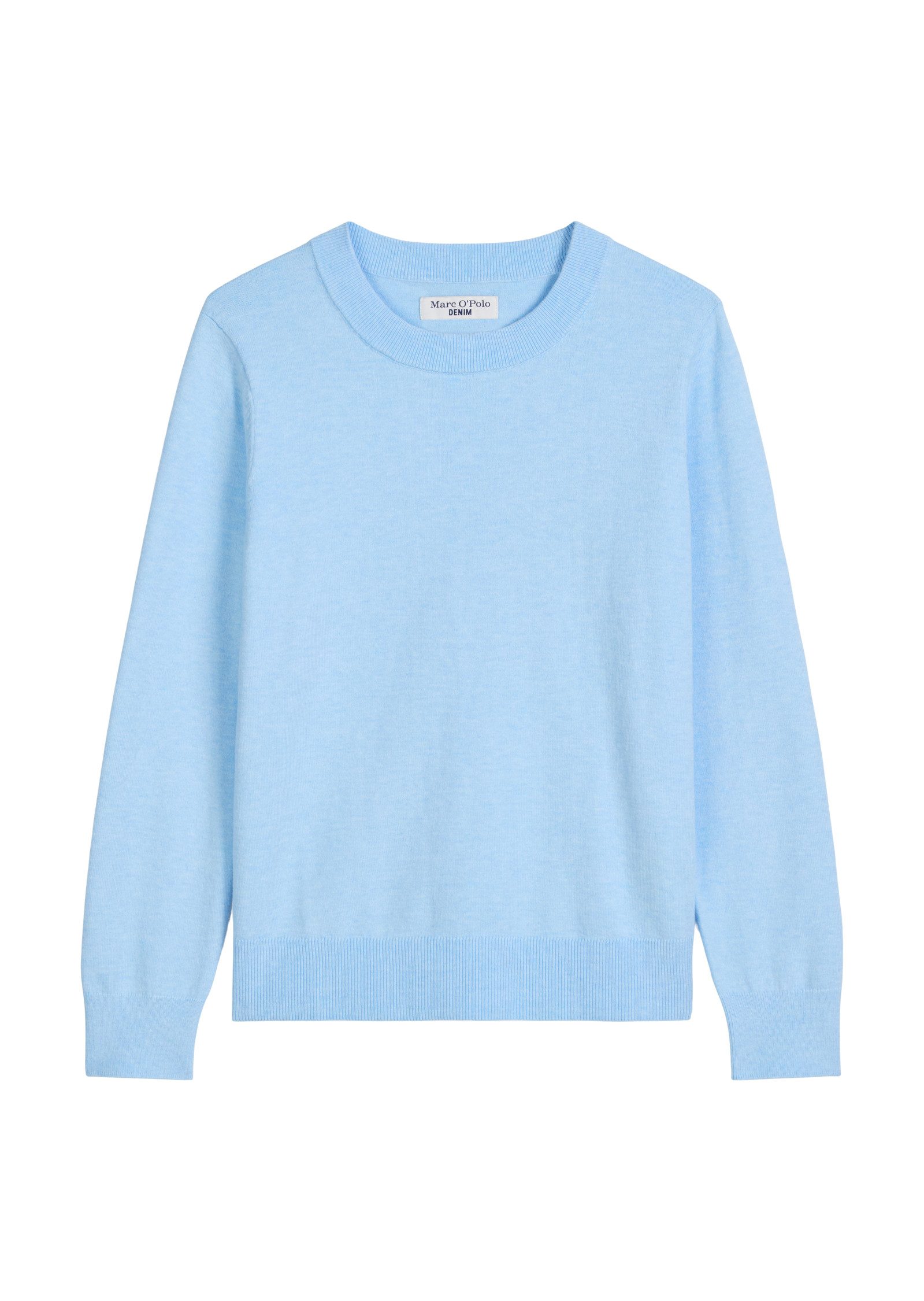 Strickpullover aus Soft Cotton Stretch