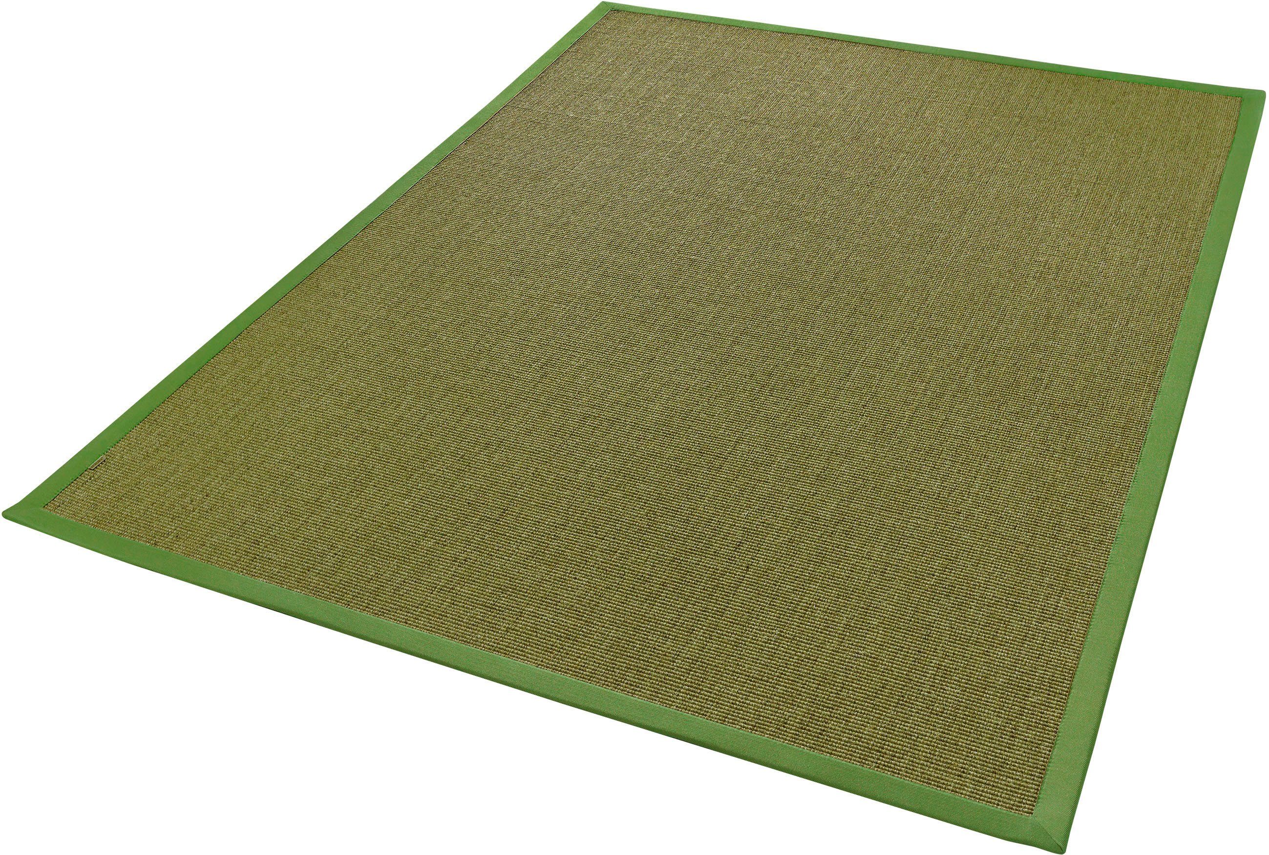 Sisalteppich Mara S2 mit Bordüre, Dekowe, rechteckig, Höhe: 5 mm, Flachgewebe, Material: 100% Sisal, Wohnzimmer