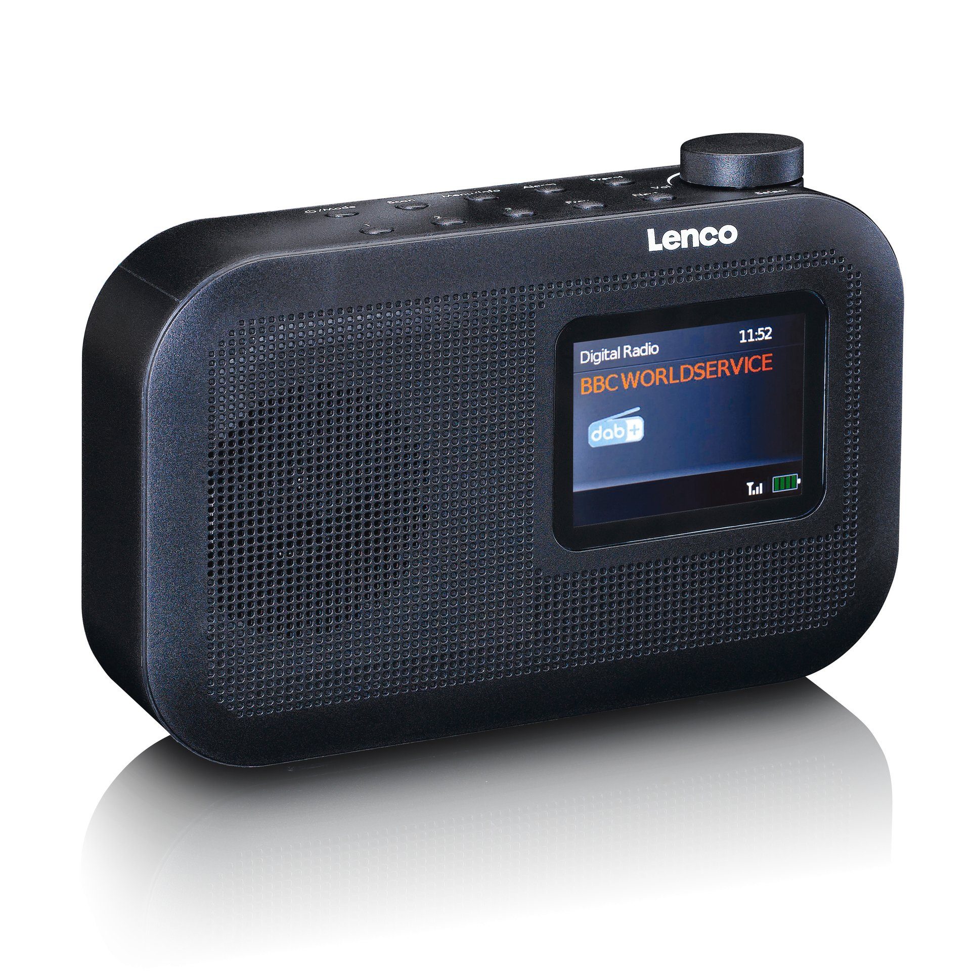 100% Zufriedenheit garantiert! Lenco PDR-026BK Digitalradio - DAB+ (DAB) (DAB) Taschenradio (Digitalradio