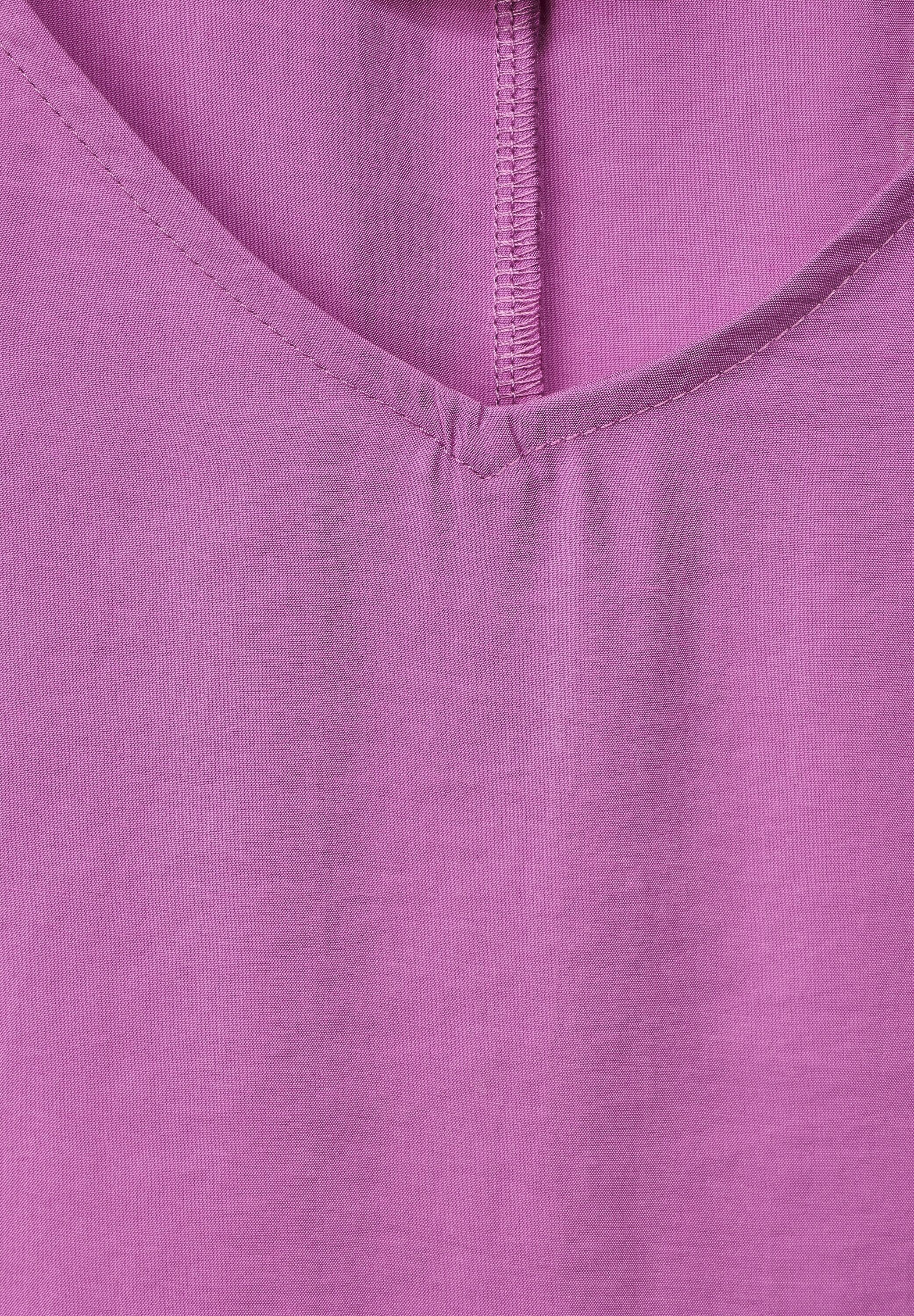 STREET ONE Klassische Bluse Bluse mit gerafftem Halbarm