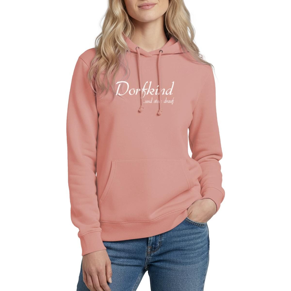 Spreadshirt Hoodie Dorfkind Geschenk Geschenkidee Witzig Damen Hoodie (1-tlg)