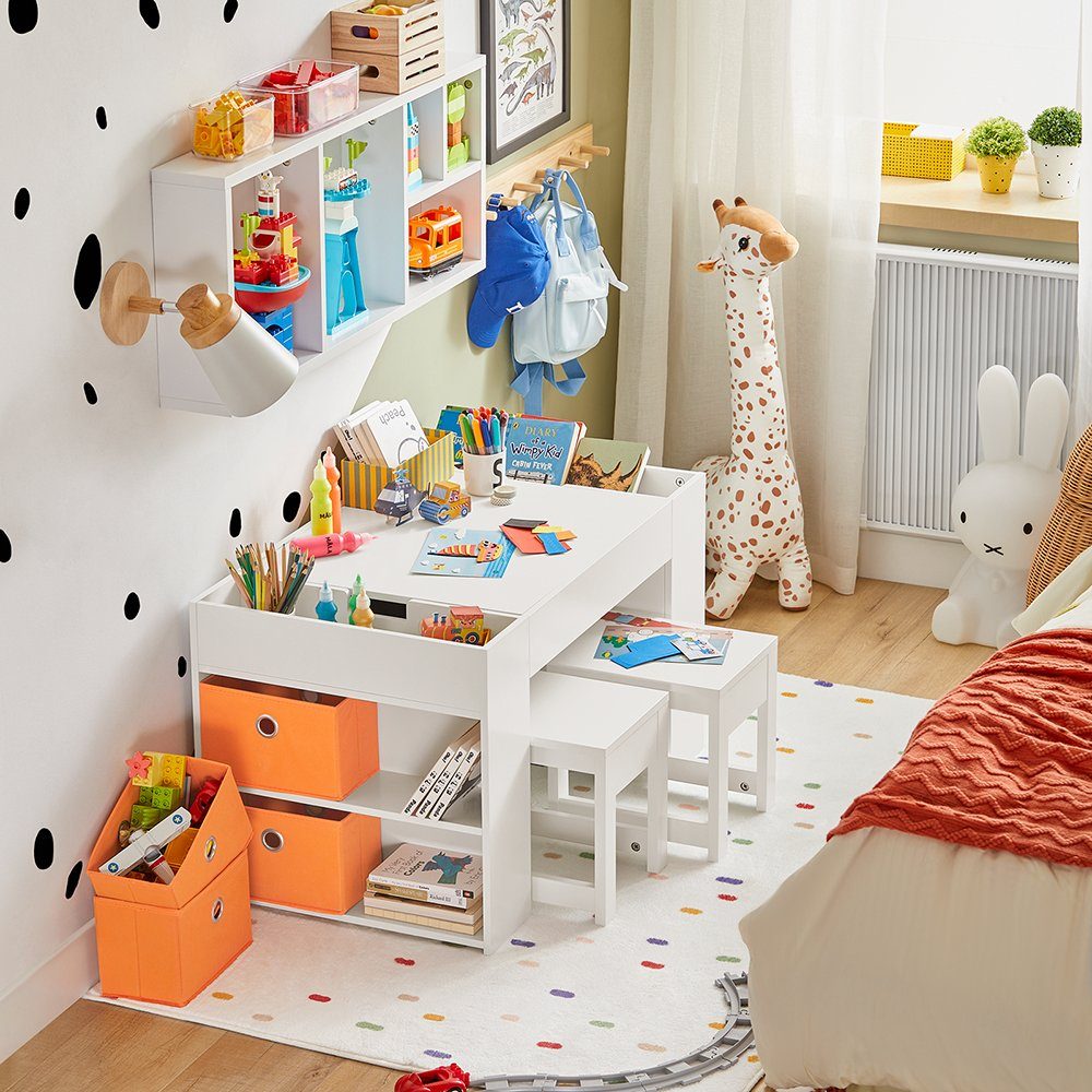 SoBuy Kindersitzgruppe KMB75, Kindertisch mit 2 günstig online kaufen