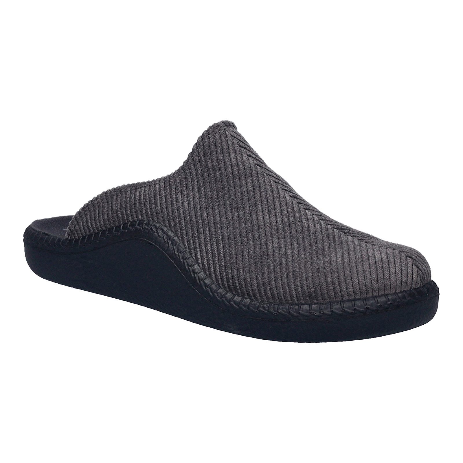 Josef Seibel Josef Seibel XXL Cord-Hausschuh Monaco 220 grau Hausschuh