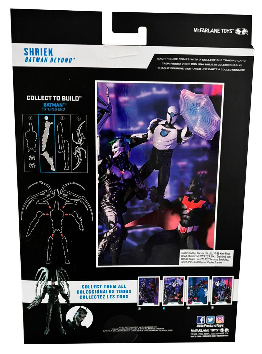 Batman Actionfigur DC Multiverse Shriek Batman Beyond, Collect To Build, Actionfigur mit