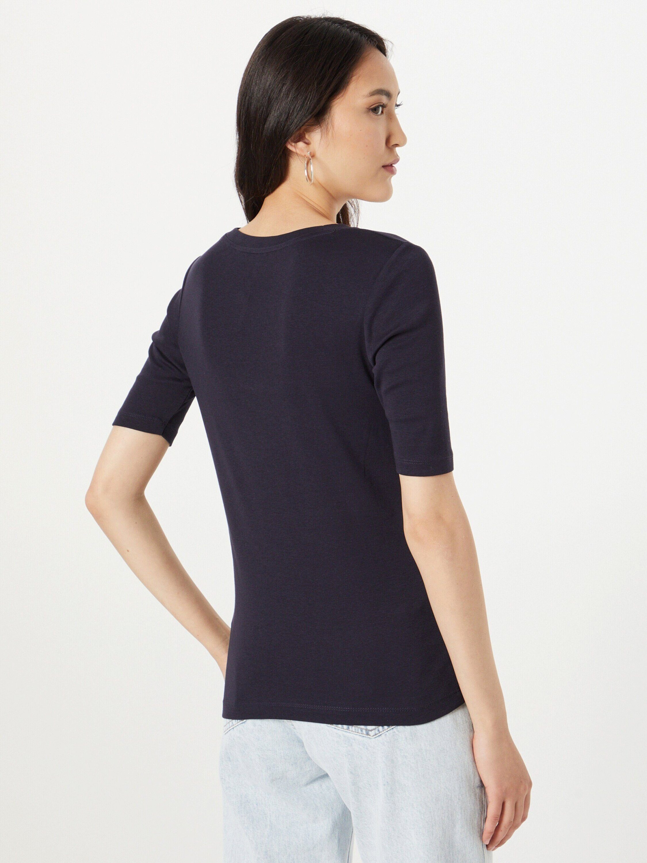 (1-tlg) s.Oliver Ziersteine, T-Shirt Navy Weiteres Detail Details, Place Plain/ohne