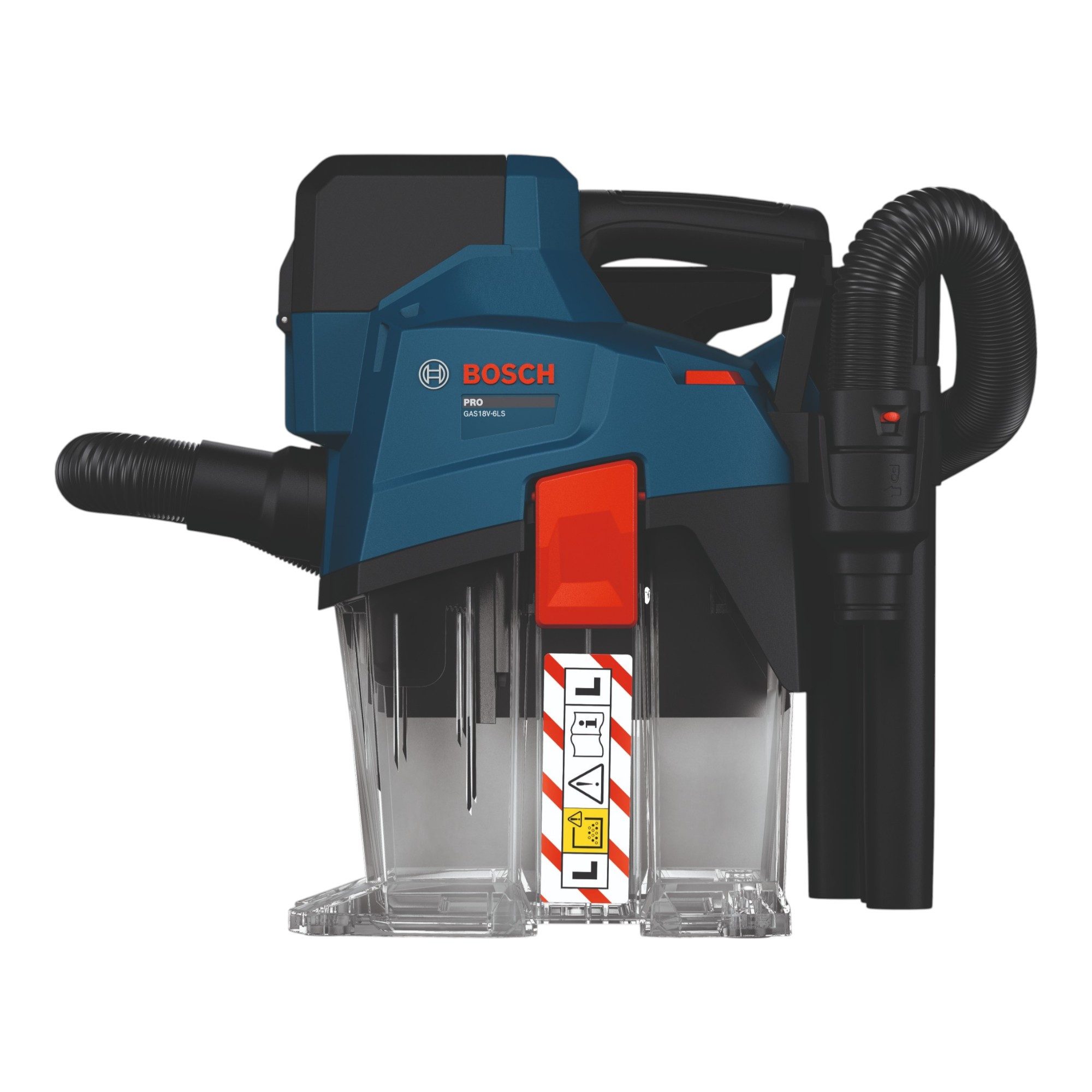 Bosch Professional Akku-Handstaubsauger GAS 18V-6L S Akku Staubsauger 18 V 6 l Staubklasse L + 2x Akku 5,0 Ah