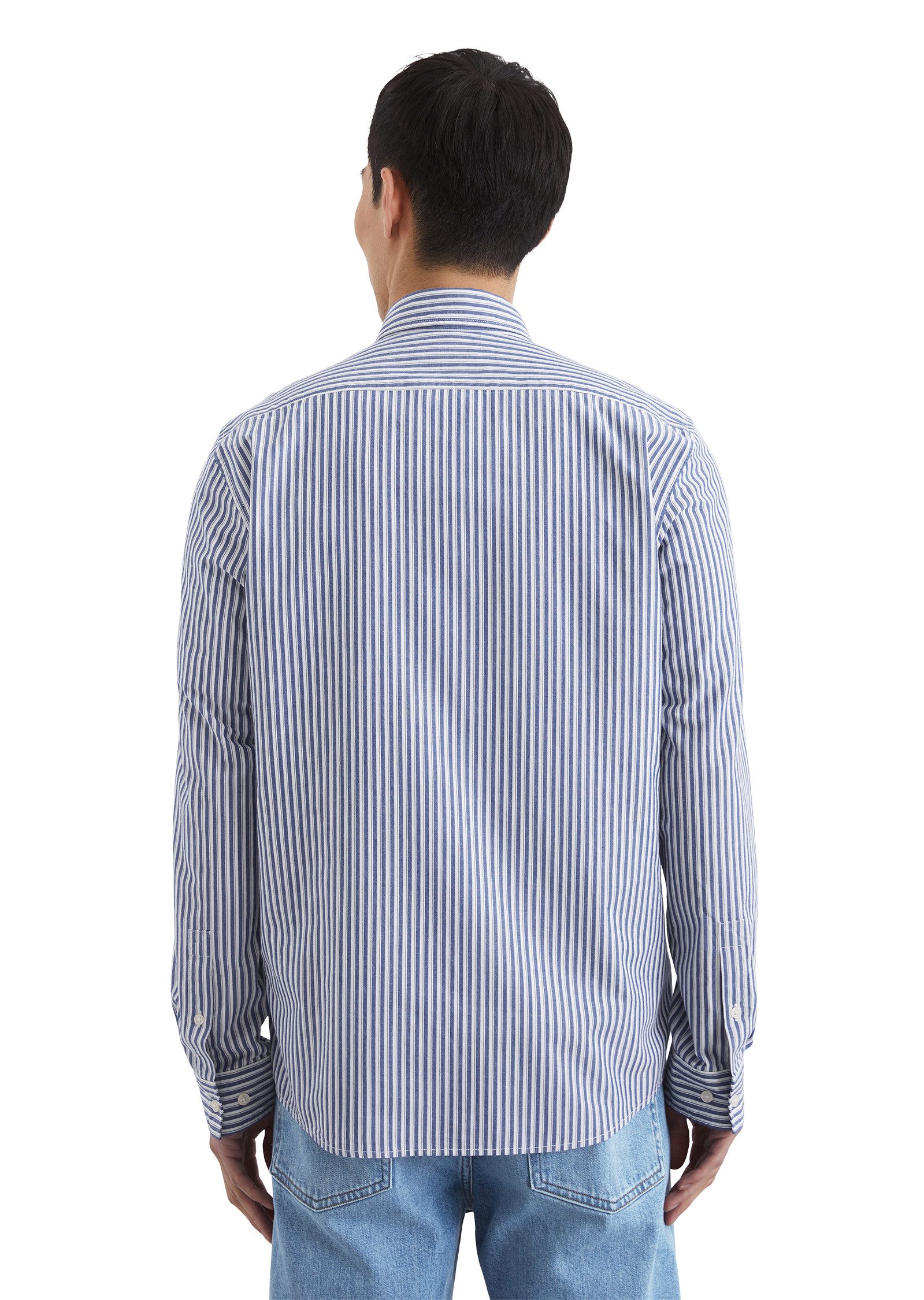 Marc O'Polo Langarmhemd mit feiner Struktur günstig online kaufen