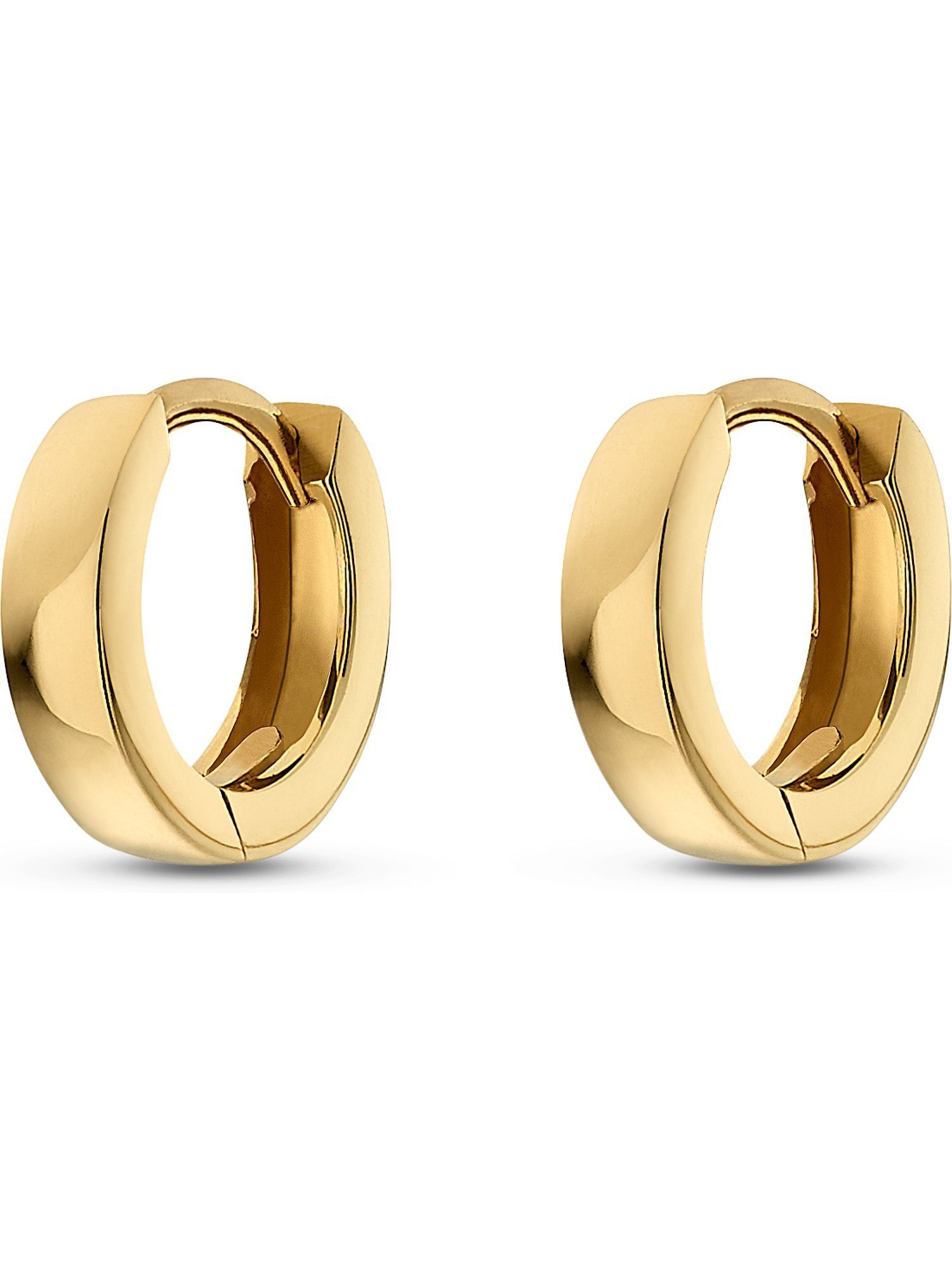 Paar Creolen CHRIST Damen-Creolen 375er Gelbgold