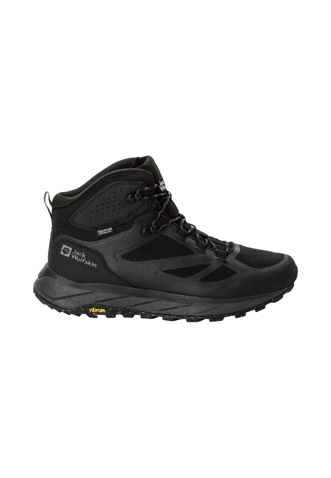 Jack Wolfskin Terraventure Texapore MID (wasserdicht) schwarz Herren Wanderschuh