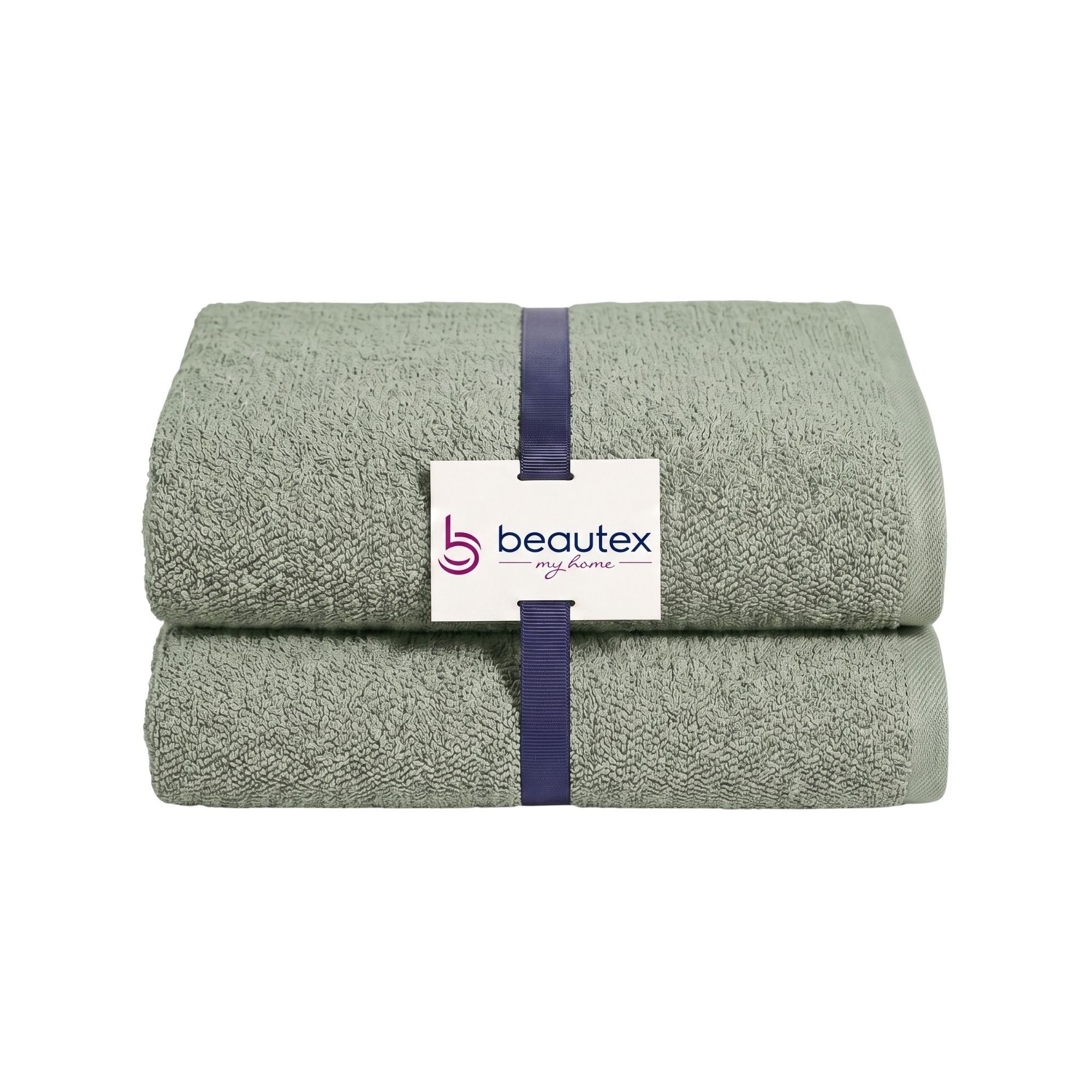 Beautex Handtuch Set, Premium Frottier Sets, 100% Baumwolle 550g/m², Multischlaufen-Optik, Frottier, saugstark, weich, flusenfrei, schnelltrocknend, schadstoffgeprüft