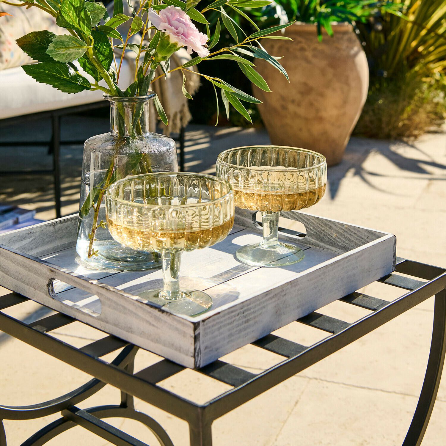 Mirabeau Glas Glas 4er Set Solerón klar, Glas