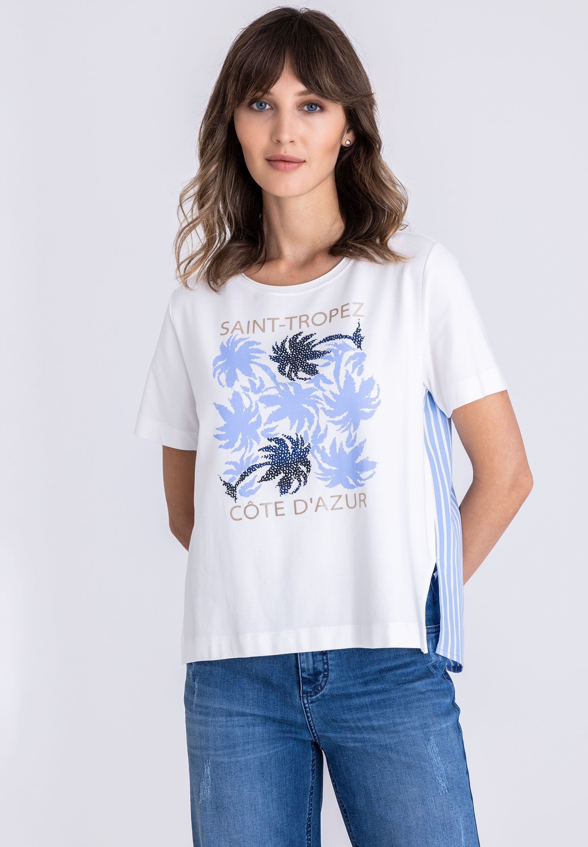 TUZZI Blusenshirt mit Faltenrückenteil günstig online kaufen