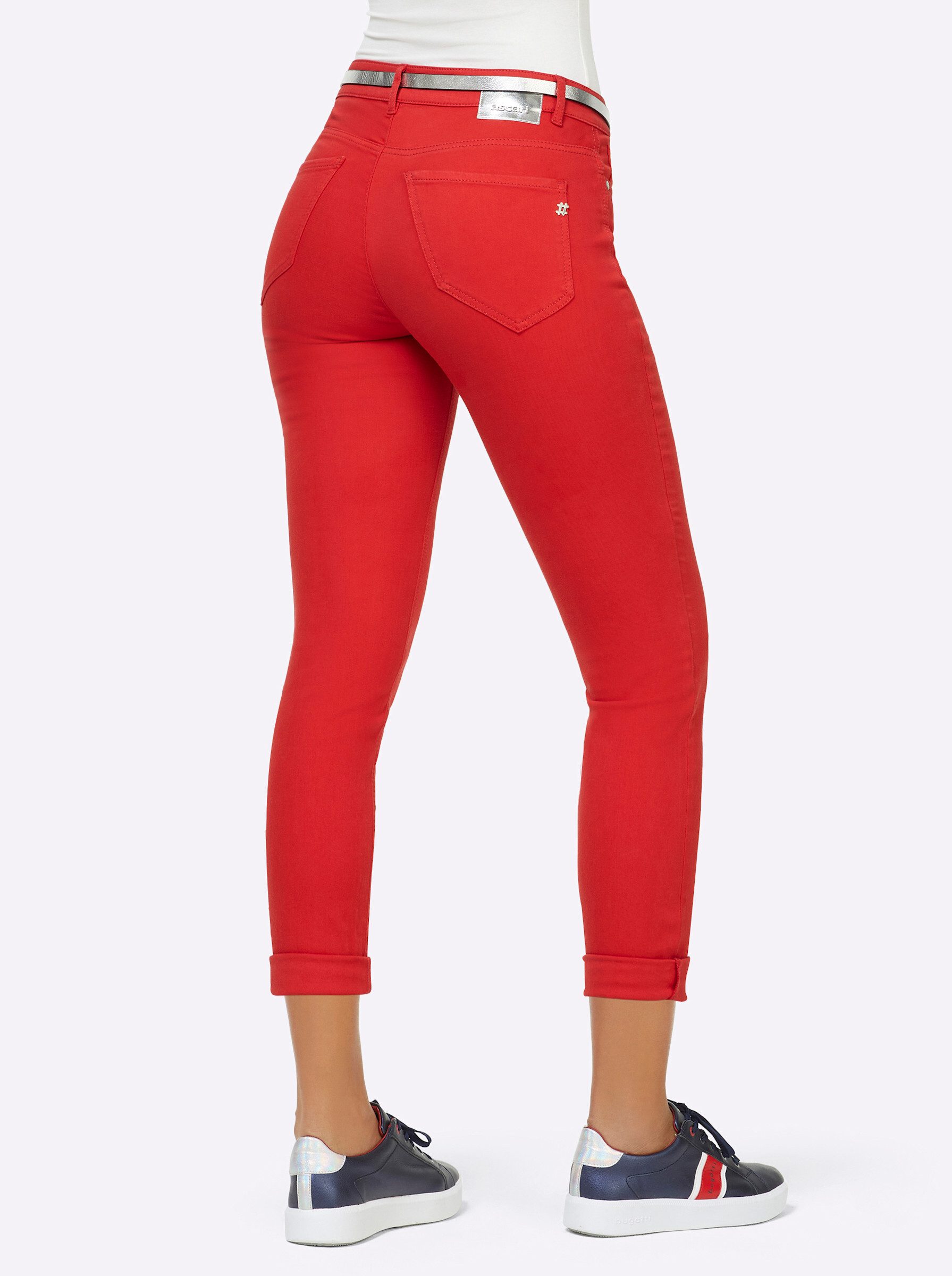 ascari Bequeme Jeans Edel-Jeans leicht vertieft
