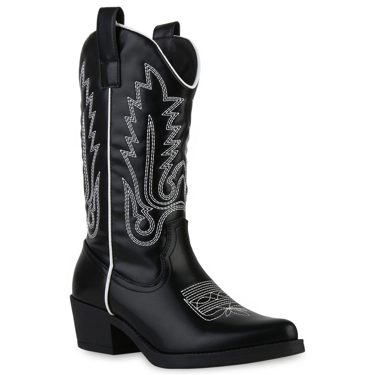 VAN HILL 839883 Ковбойские Damen Сапоги Ковбойские Stickereien Boots Spitze