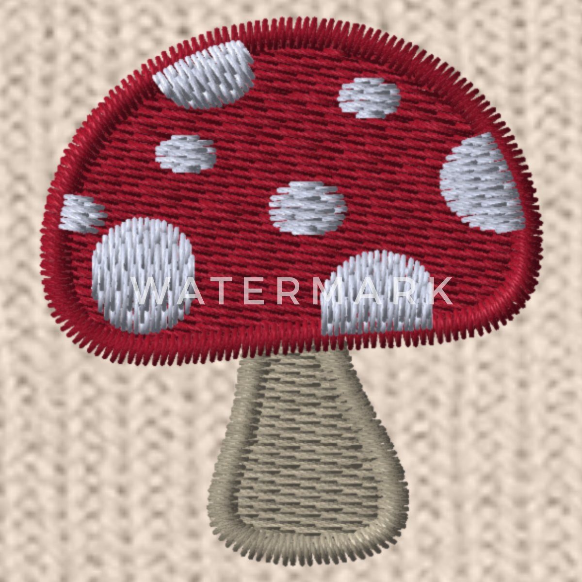 Spreadshirt Beanie Fliegenpilz Stickoptik Pilzliebe Im Retro-Stil Bestickte günstig online kaufen