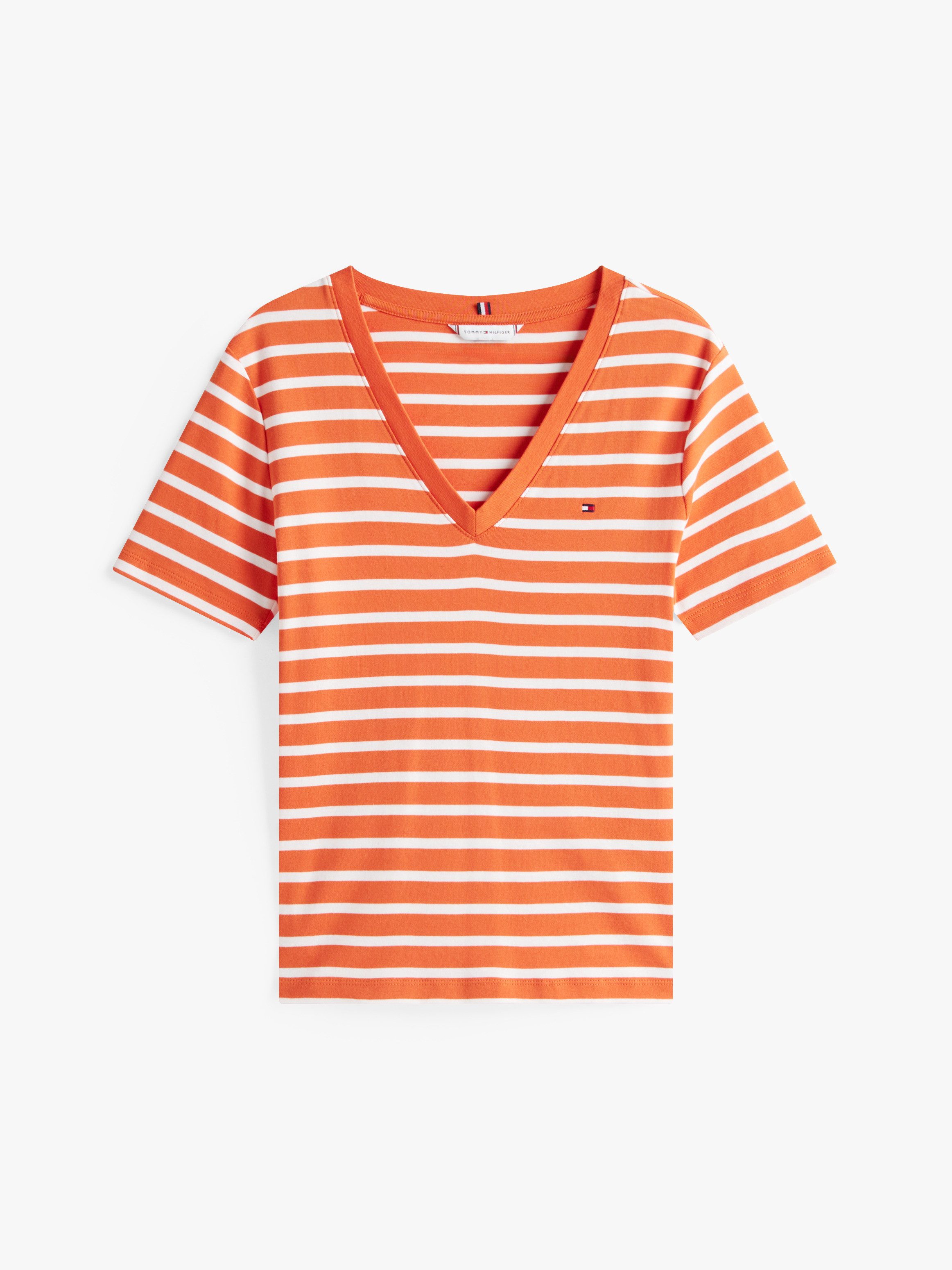 Tommy Hilfiger T-Shirt CODY V-NECK SHORT SLEEVE mit V-Ausschnitt, Baumwolle, Slim Fit