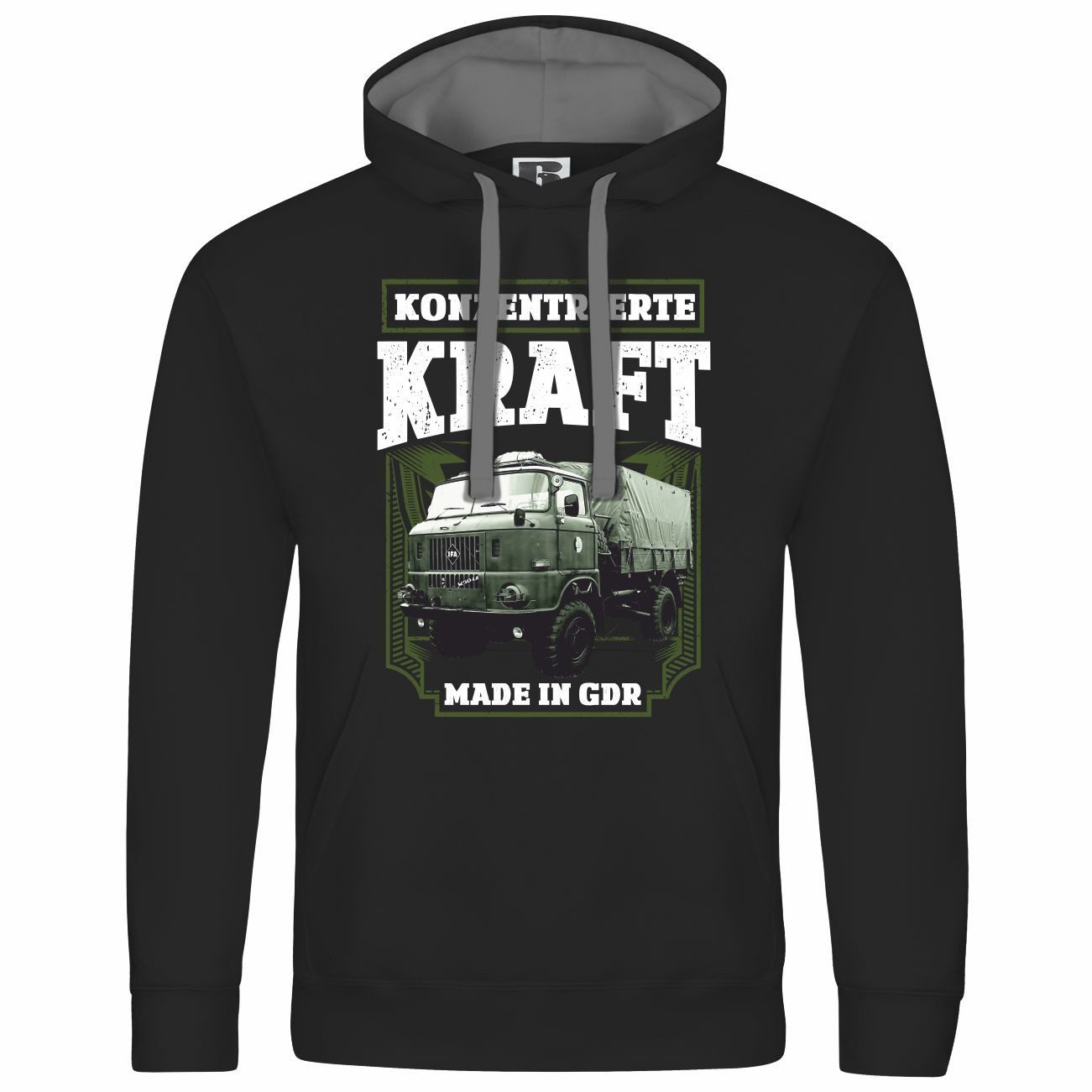 Kapuzenpullover Herren Kapuzenpullover Konzentrierte Kraft