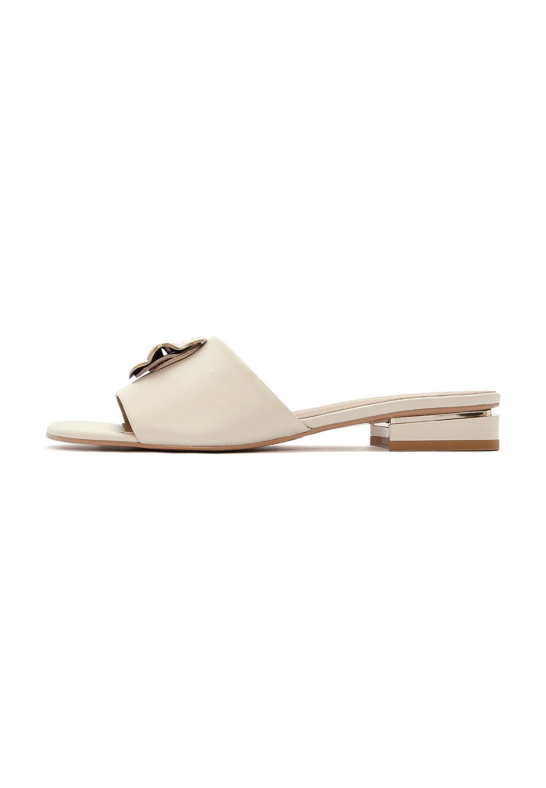 Leder Pantoletten Mules