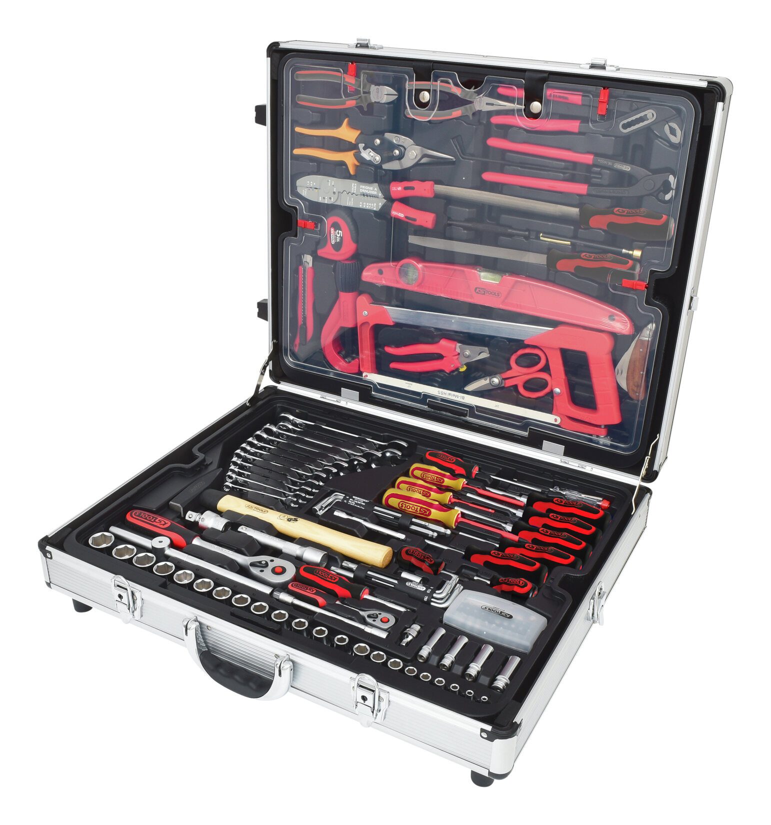 KS Tools Ящики для инструментов (135 St), 1/4"+1/2" Satz, 135-teilig