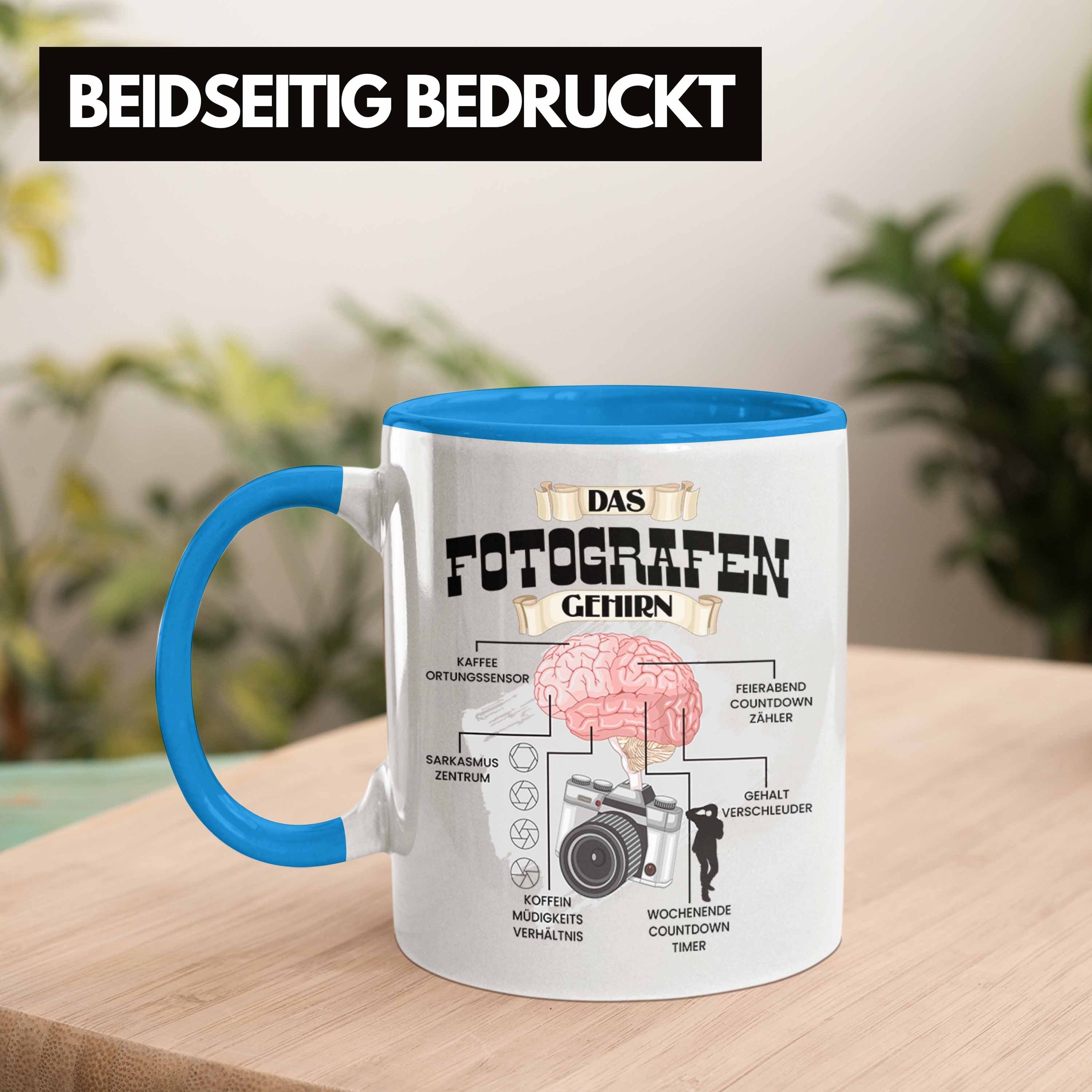 Trendation Tasse Trendation - Fotografen Tasse für Blau Fotografin Lustiges Geschenk Spruch