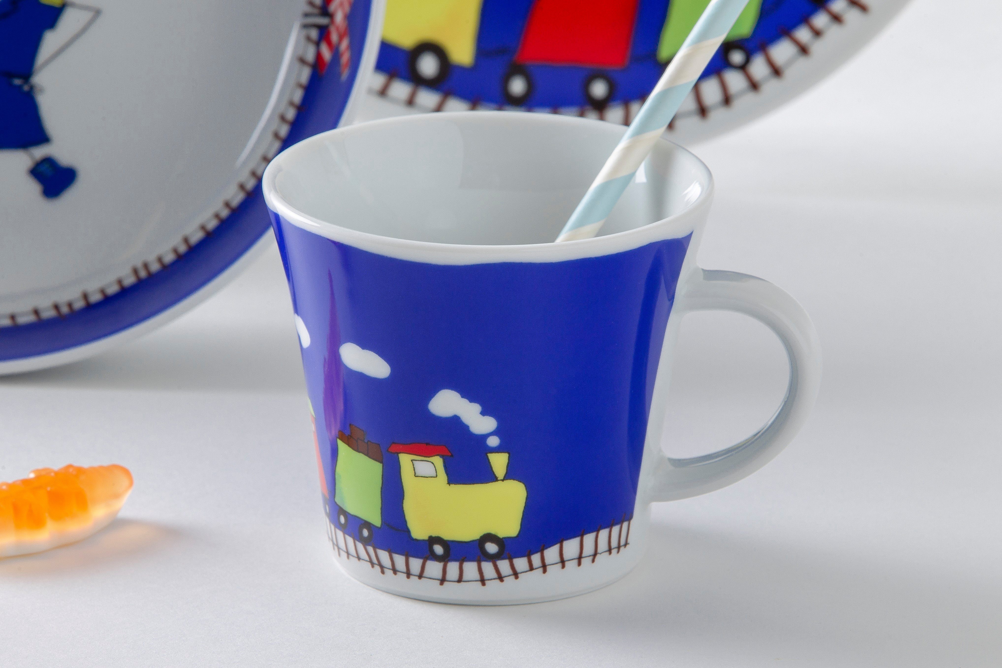 KAHLA Kindergeschirr-Set Kids (3-tlg), 1 Personen, Porzellan, Made in Germany