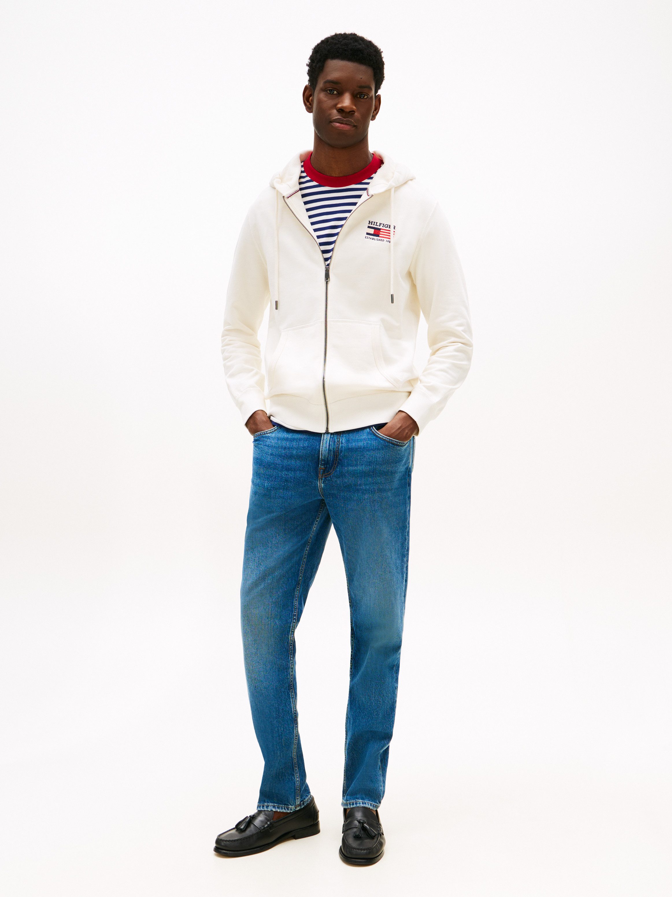 Tommy Hilfiger Kapuzensweatjacke AMERICANA ZIP THROUGH günstig online kaufen