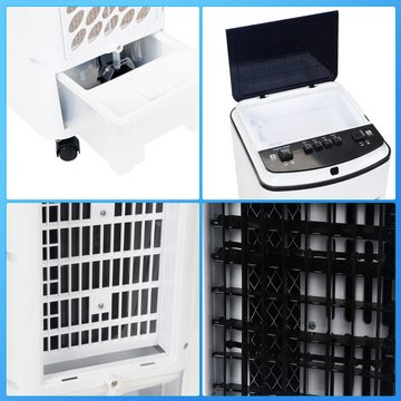 Randaco Luftbefeuchter Klimagerät 4-in-1-Luftkühler 3 Stufen Fernbedienung Timer Touchscreen