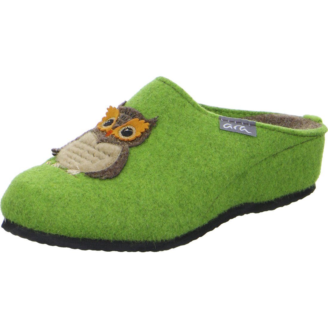- Ara Hausschuh Ara Comfy Filz Schuhe, 049735 grün Damen Hausschuh