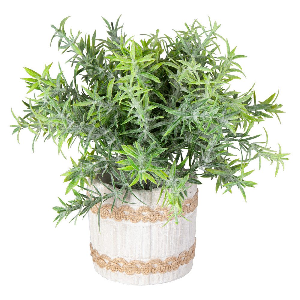 Kunstblume Pflanze - inkl. Topf - ca. 9 x 22 cm, MICA günstig online kaufen