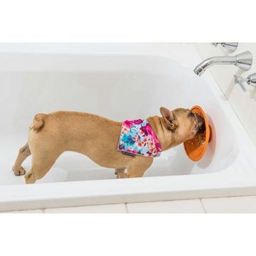 LickiMat Antischlingnapf Splash - Schleckschale aus Naturgummi für Hunde und Katzen - türkis -, gefriergeeignet