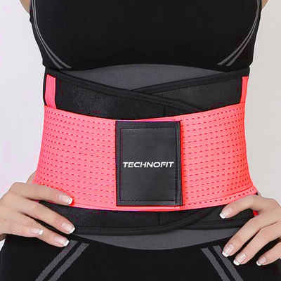 Technofit Bauchweggürtel Bauchweggürtel, Waist Trainer, Rücken- und Bauchstützgürtel Rücken- und Trainingshilfe