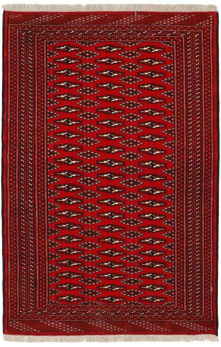 Orientteppich Turkaman 101x156 Handgeknüpfter Orientteppich / Perserteppich, Nain Trading, rechteckig, Höhe: 6 mm | Kurzflor-Teppiche