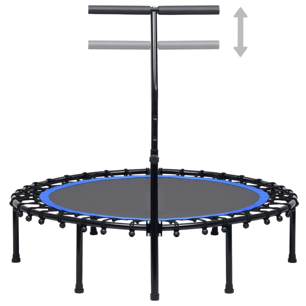 vidaXL Bodentrampolin, Fitness Trampolin mit Griff 122 cm