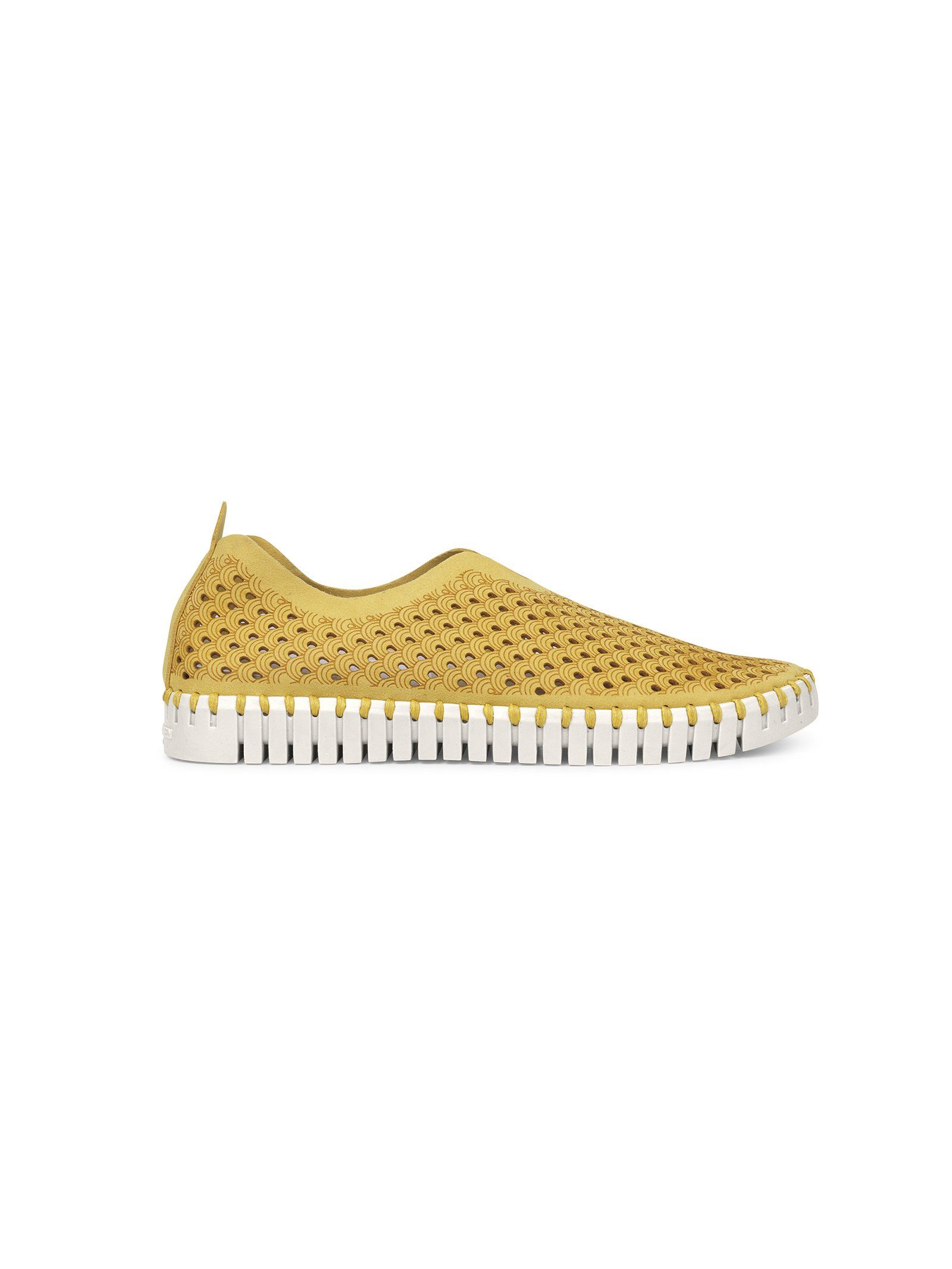 Ilse Jacobsen TULIP3275 Sneaker golden bequem, ohne Laufsohle, rod Praktisch, flexible Klebstoff