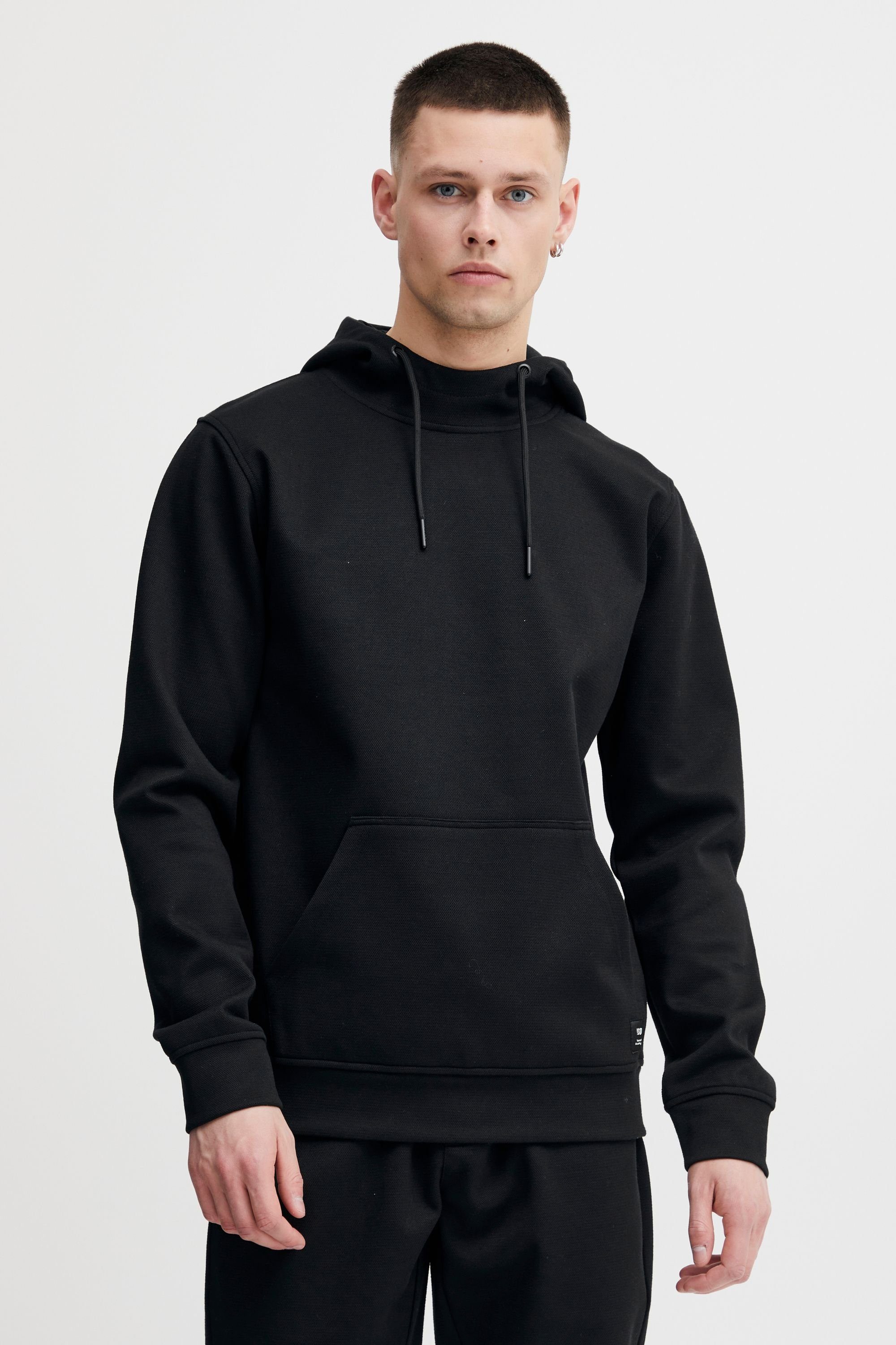 !Solid Hoodie SDQuinton - 21301037-ME True Black (194008)