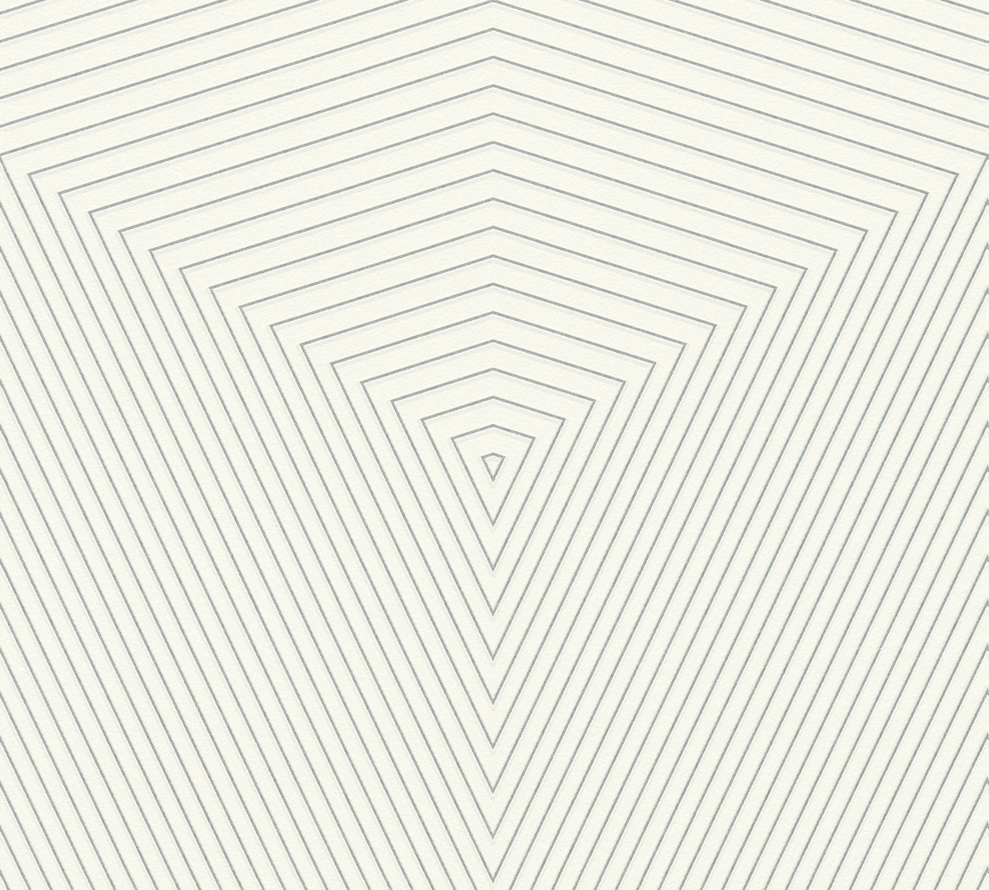 living walls Vliestapete Daniel Hechter 6, Geometrische Tapete, weiß 375222