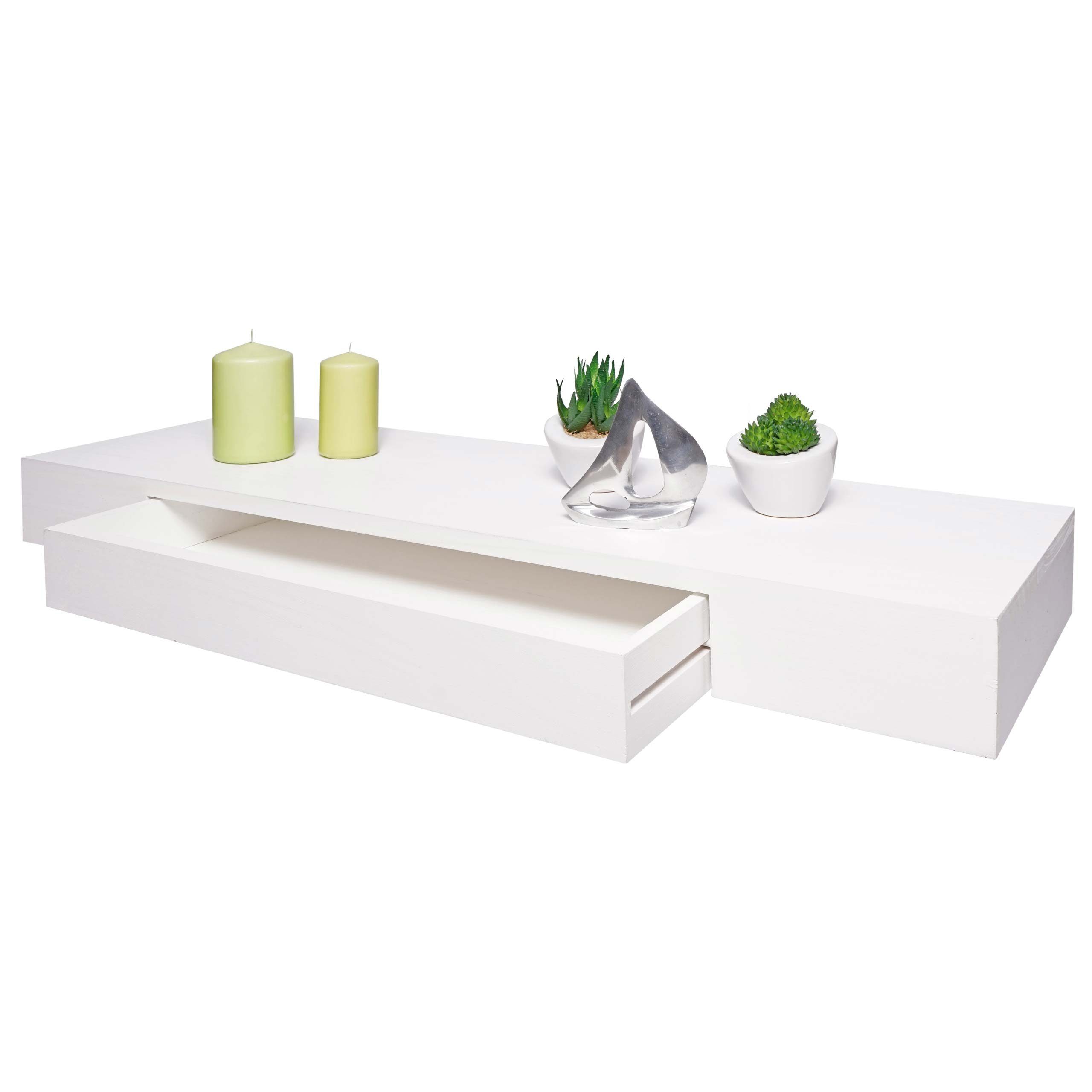 MCW Wandregal MCW-H37, Hochwertige Verarbeitung, Pflegeleichte Oberfläche