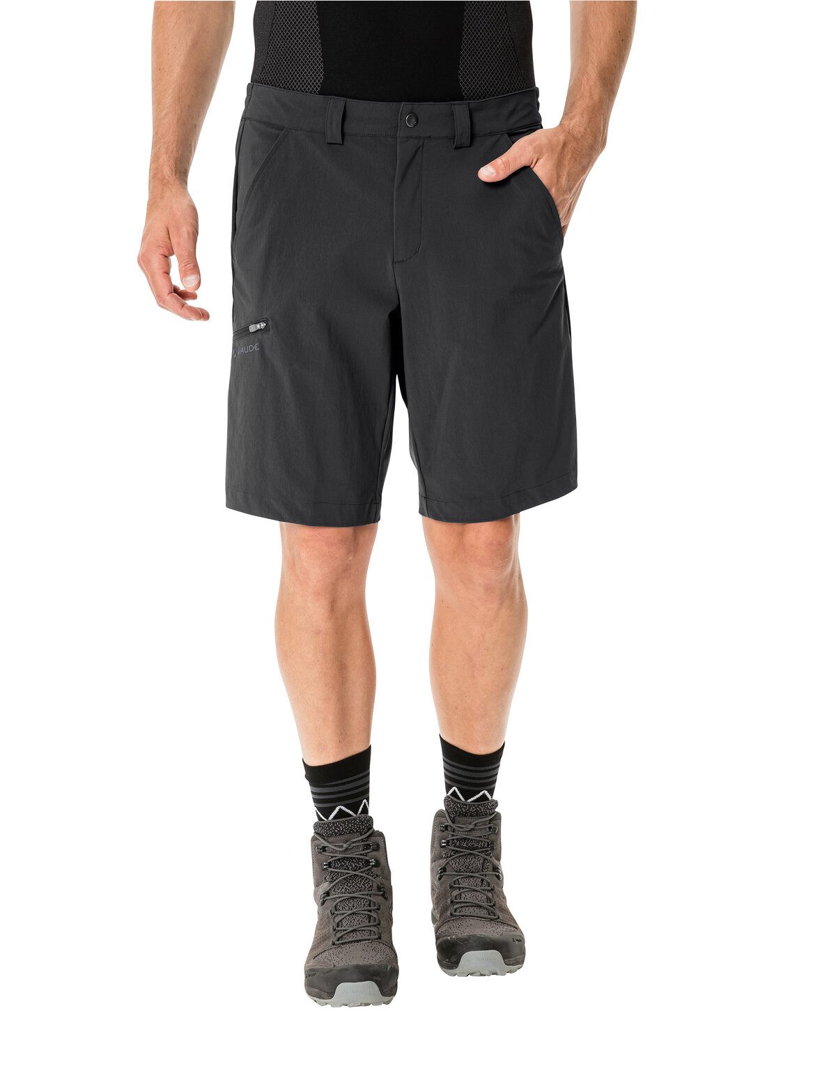 Vaude Bermudas MEN'S FARLEY STRETCH BERMUDA II kurze Hose für aktive Freizeitgestaltung, aus Polyamid und Elasthan