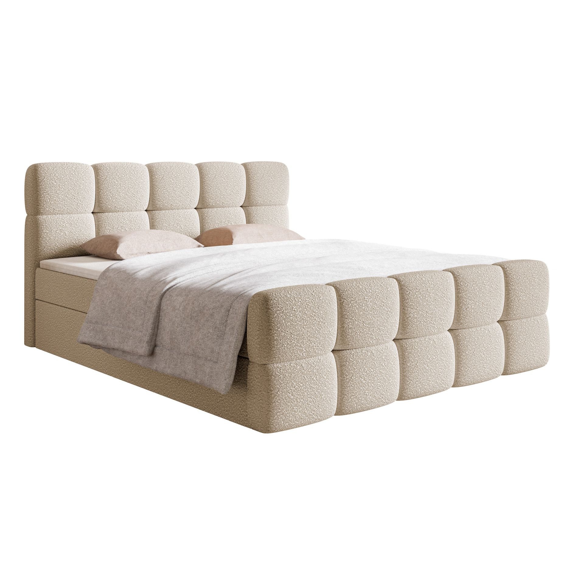Selsey Boxbett CLOUDY, mit Matratze, Topper, günstig online kaufen