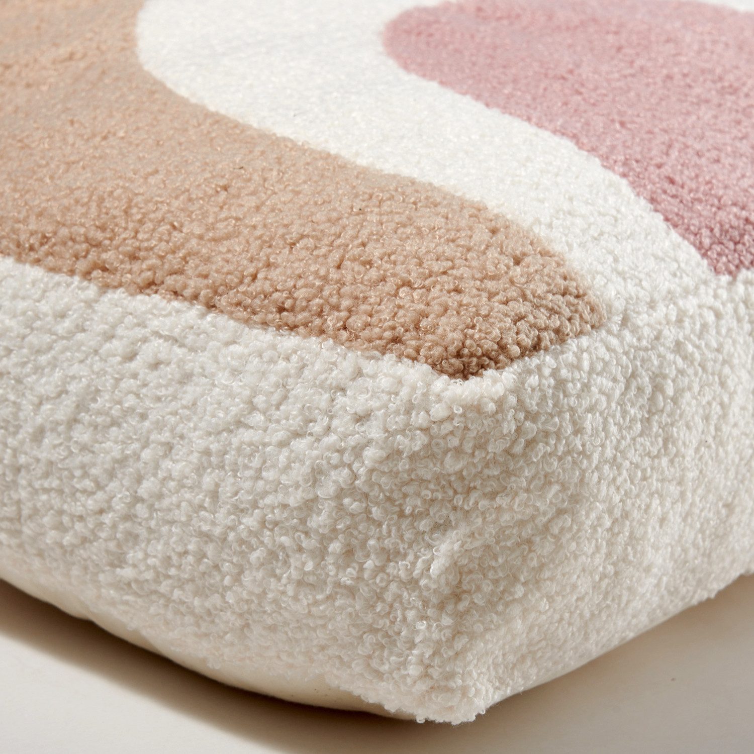 Nordic Coast Company Zierkissen, Regenbogenkissen, Dekokissen Kinderzimmer, Kinderkissen, Babykissen