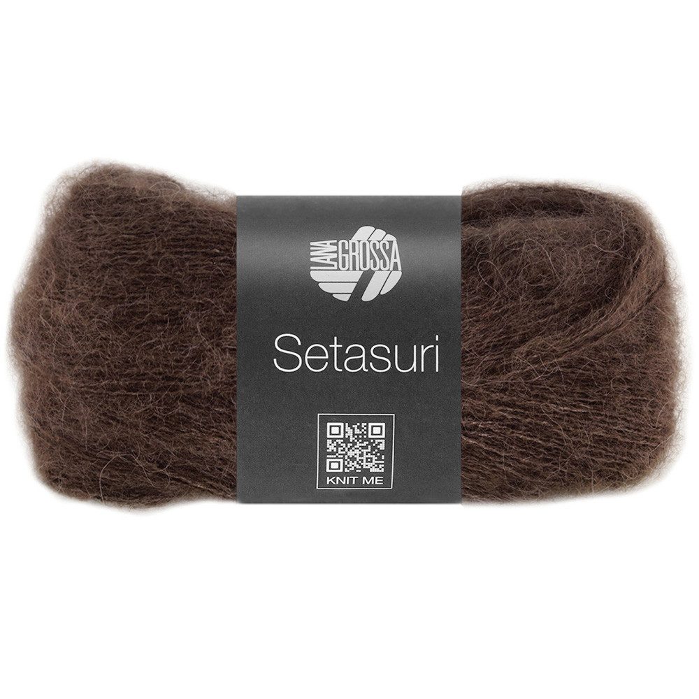 LANA GROSSA SETASURI Häkelwolle, 212 m (Feines Lace-Garn aus Alpaka (Suri) und Seide), 25 g