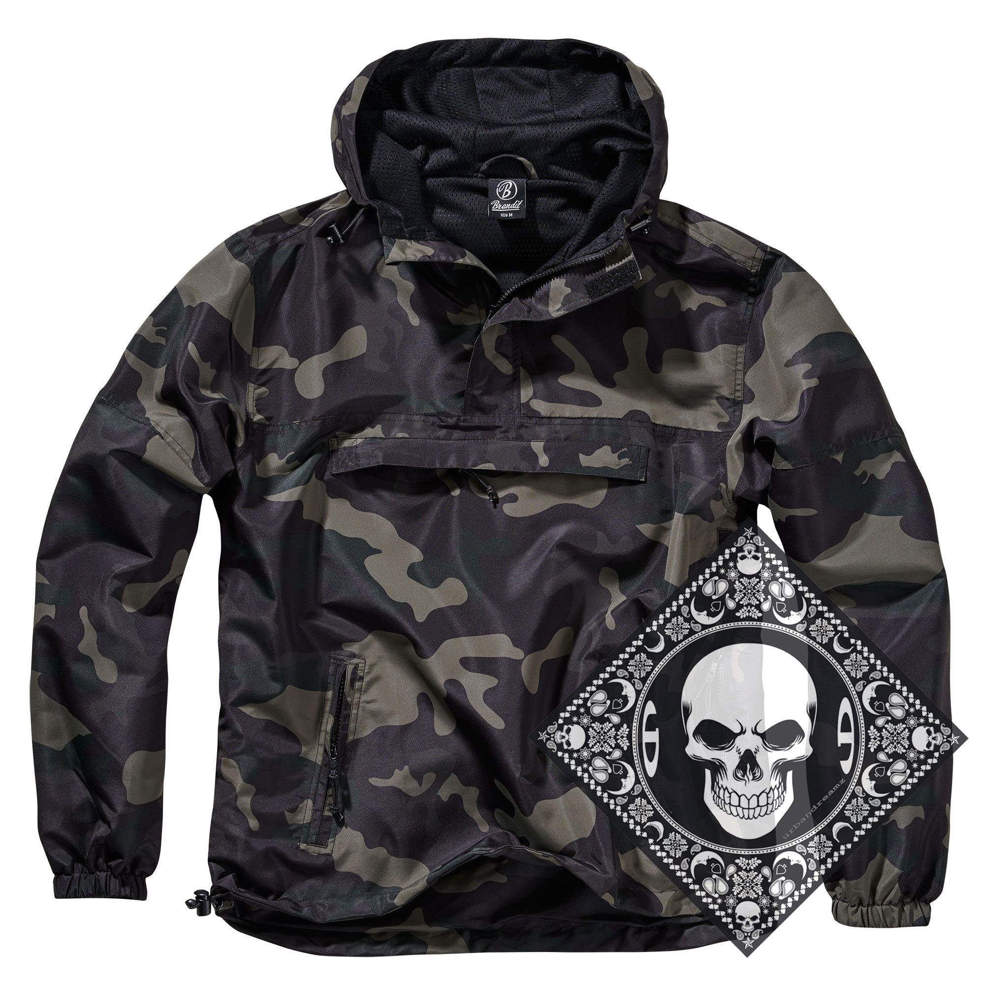 Brandit Allwetterjacke Herren Sommer Windbreaker Jacke US Version