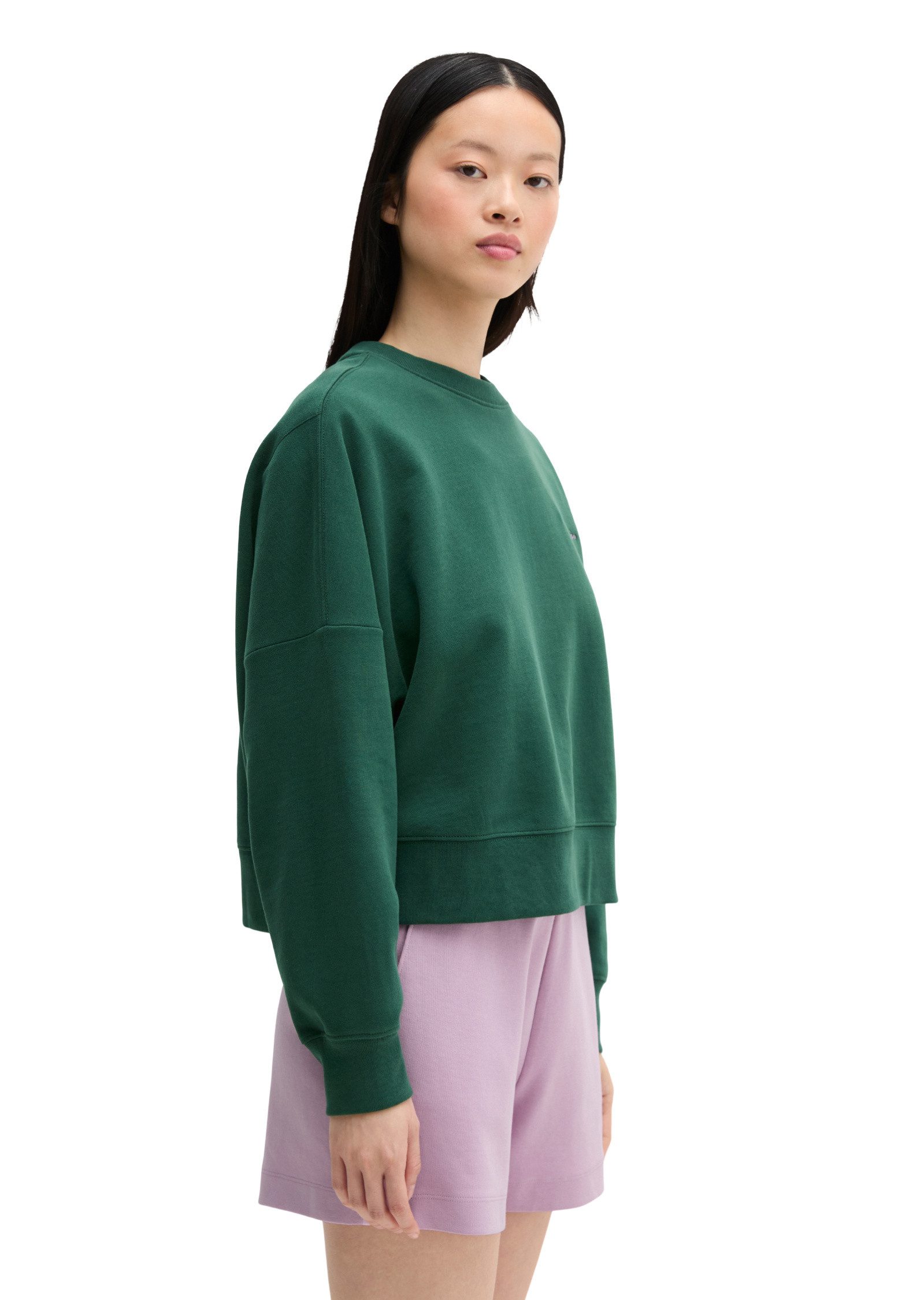 Marc O'Polo Sweatshirt mit gepeachter Oberfläche