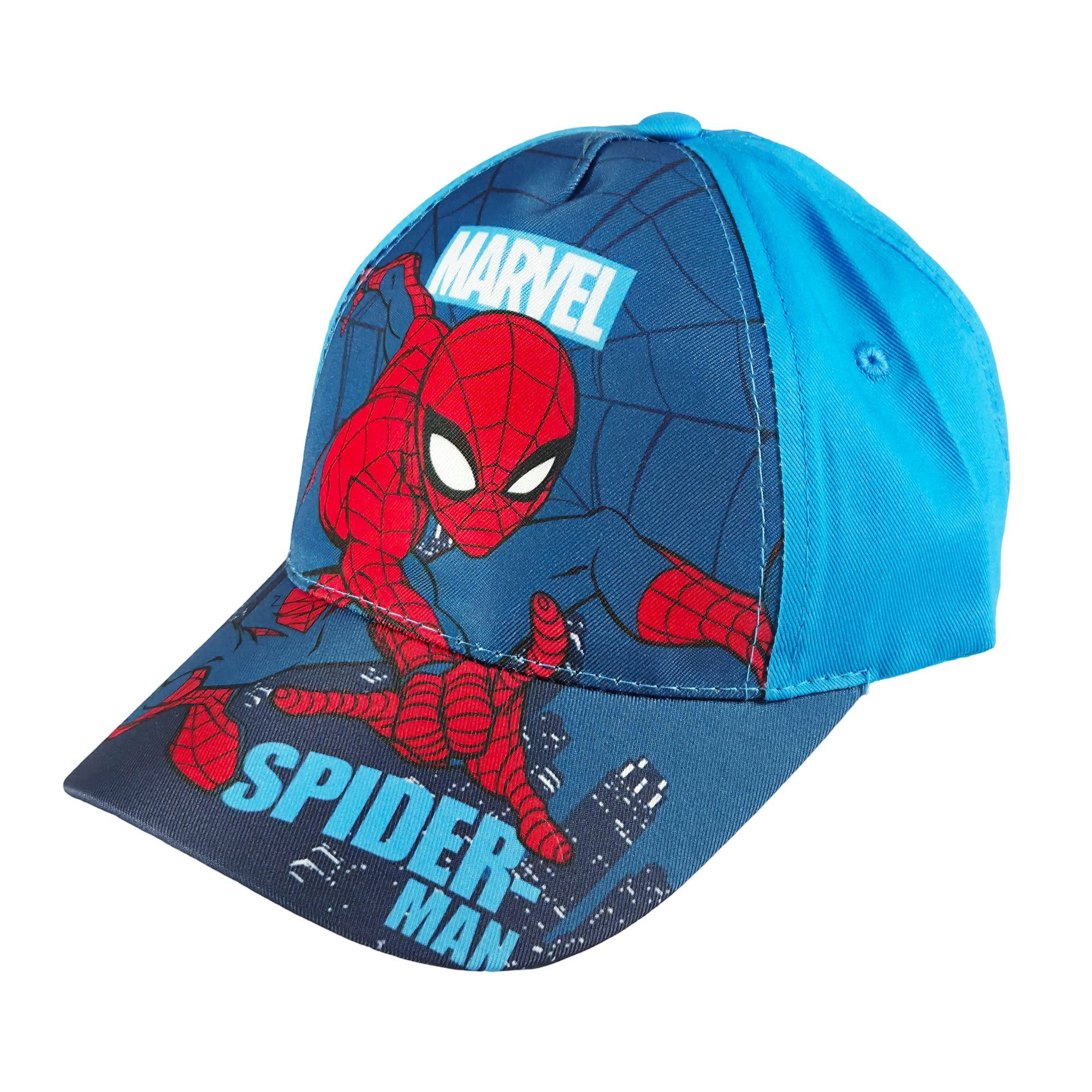 MARVEL Baseball Cap Marvel Spiderman Kinder Jungen Basecap Baseball Kappe Gr. 52 bis 54